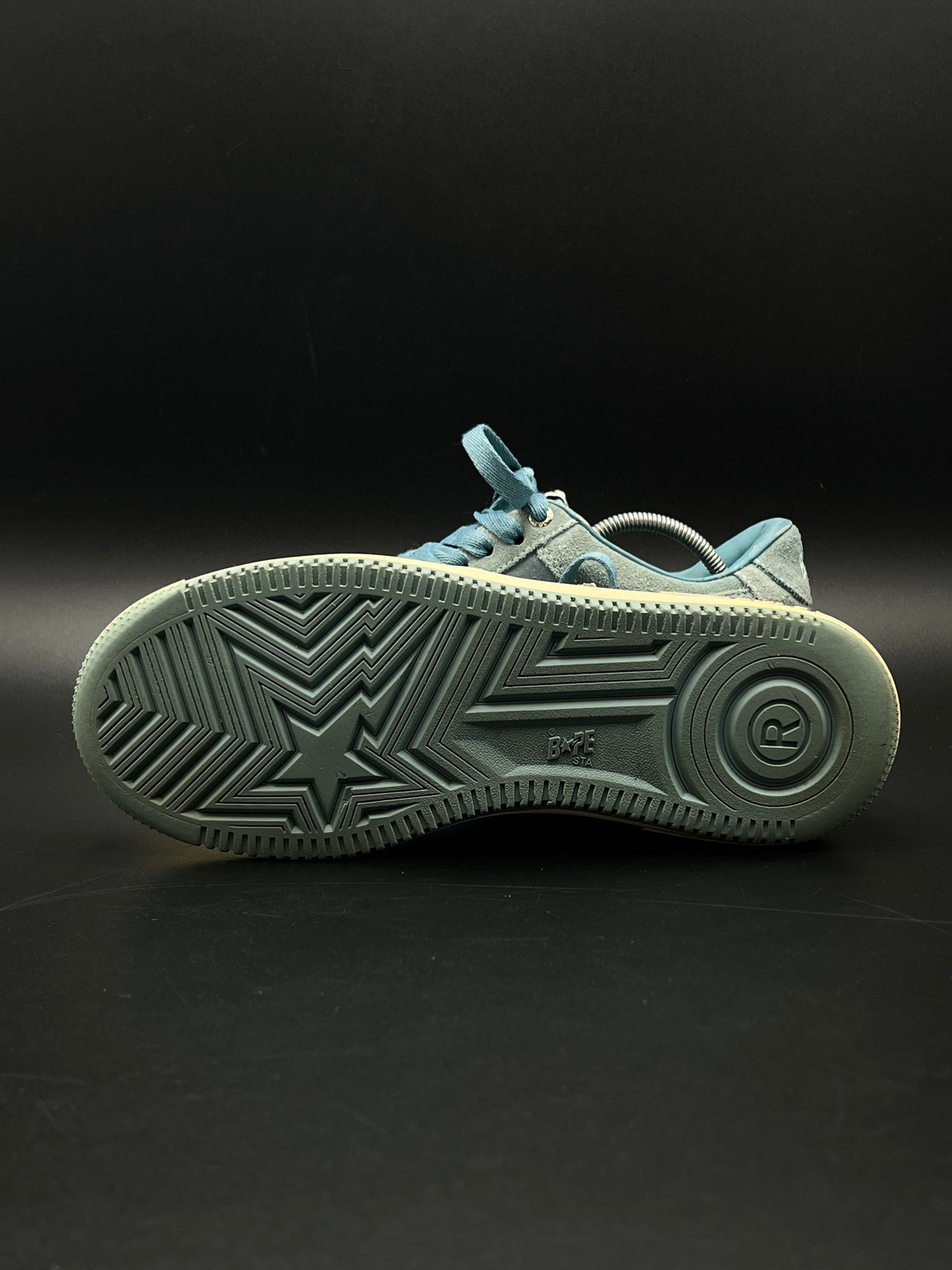 A BATHING APE BAPESTA BLUE SUEDE