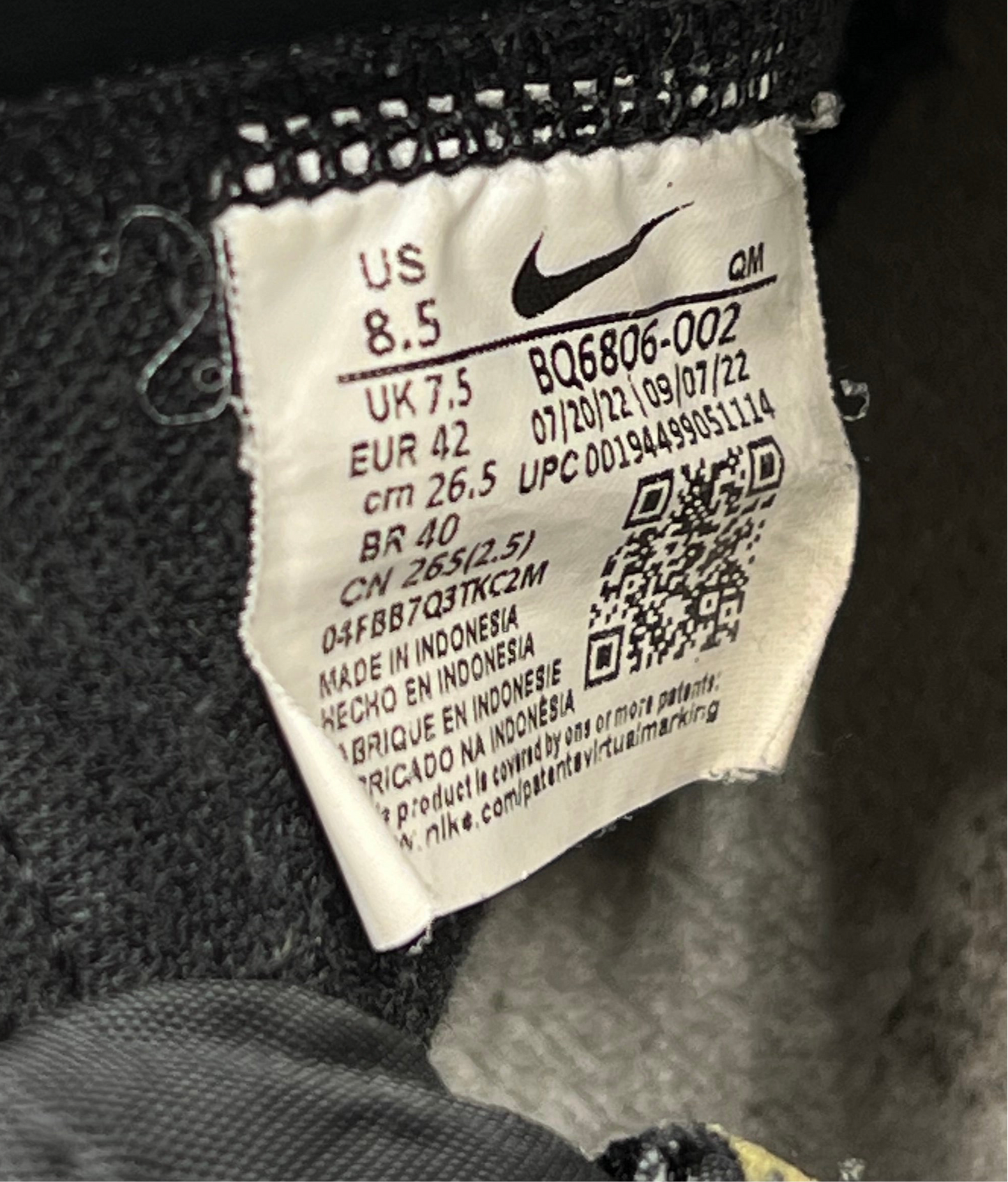 NIKE BLAZERS ‘77 VNTG BLACK/WHITE