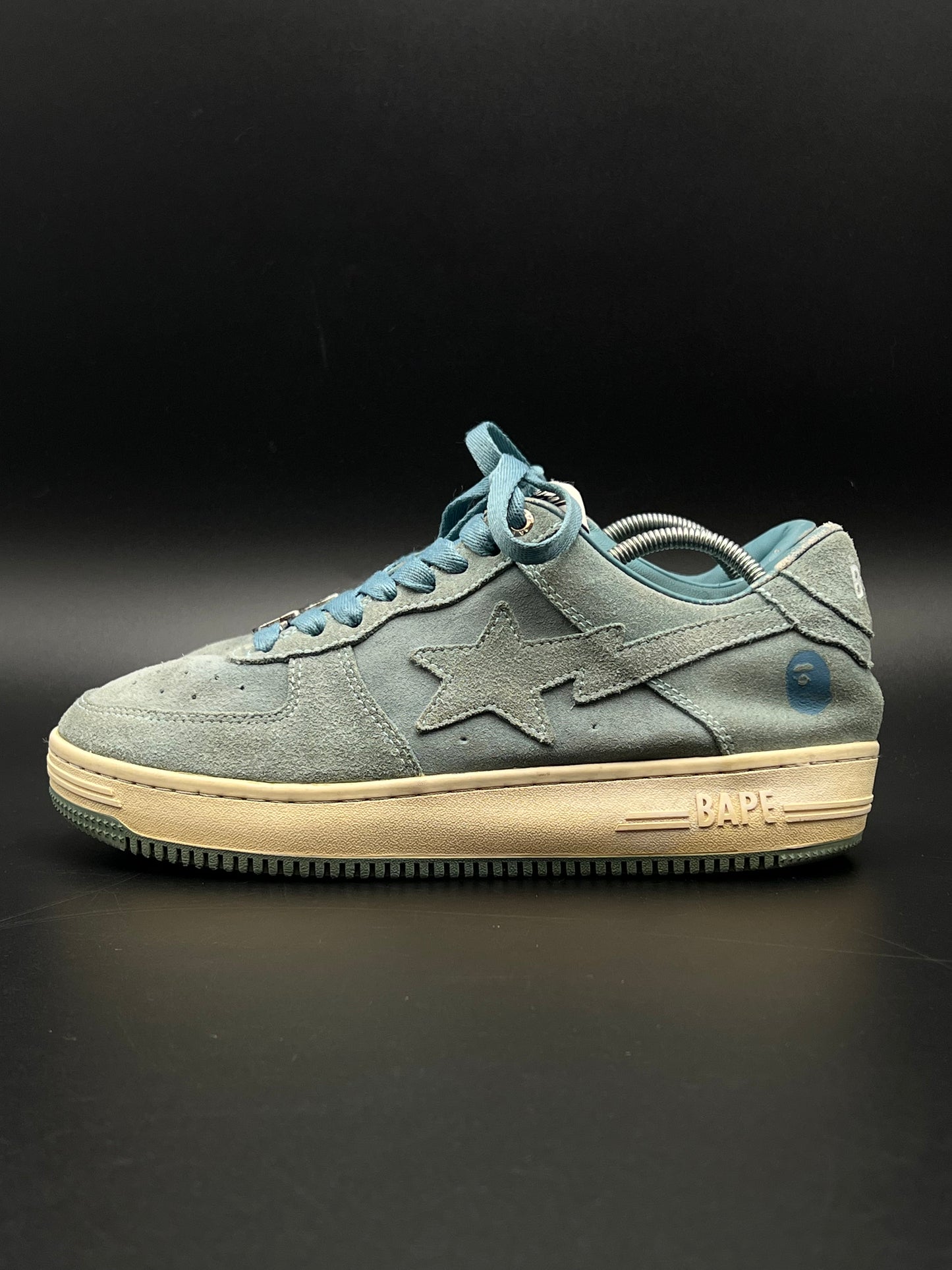 A BATHING APE BAPESTA BLUE SUEDE