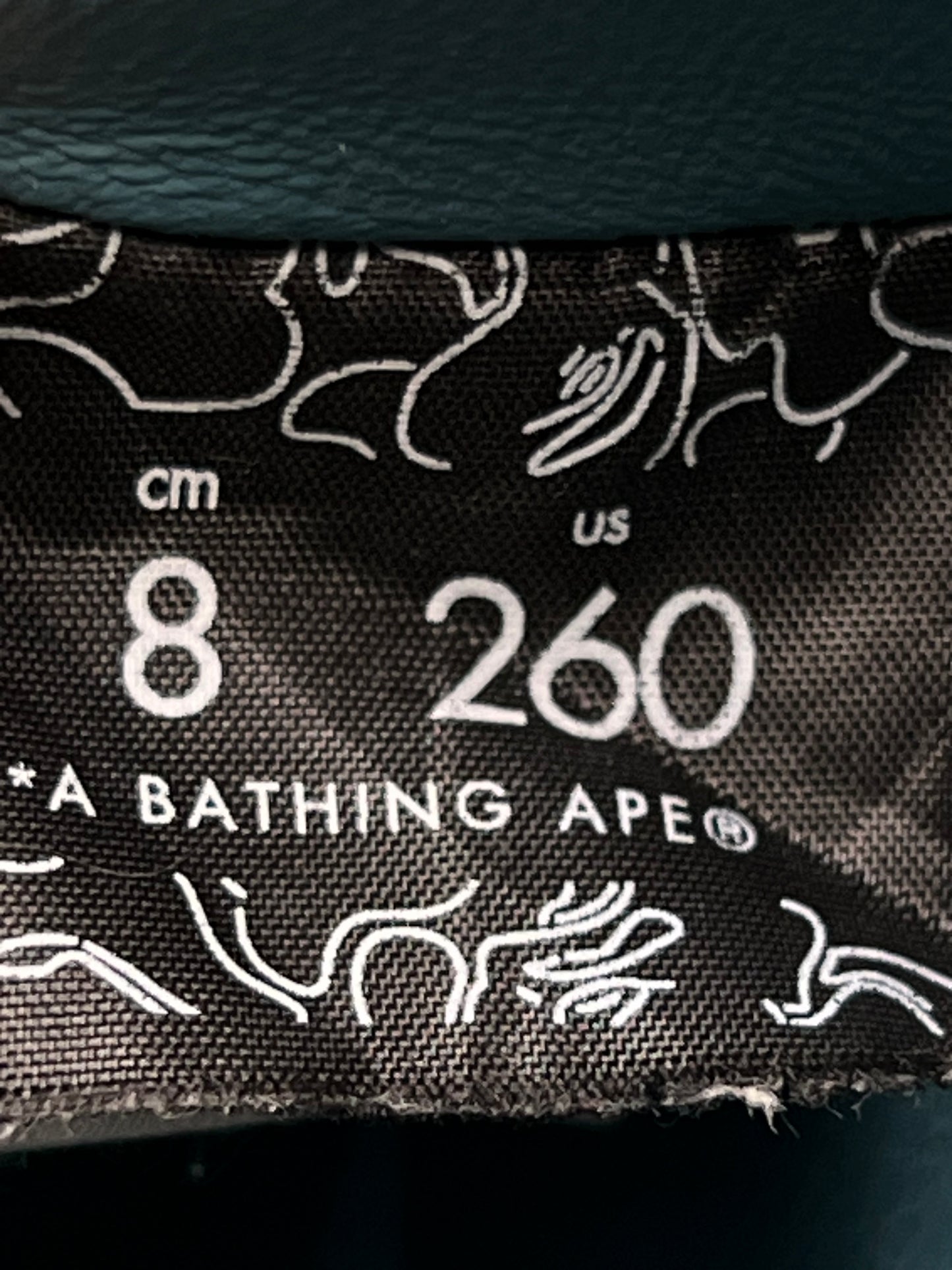 A BATHING APE BAPESTA BLUE SUEDE