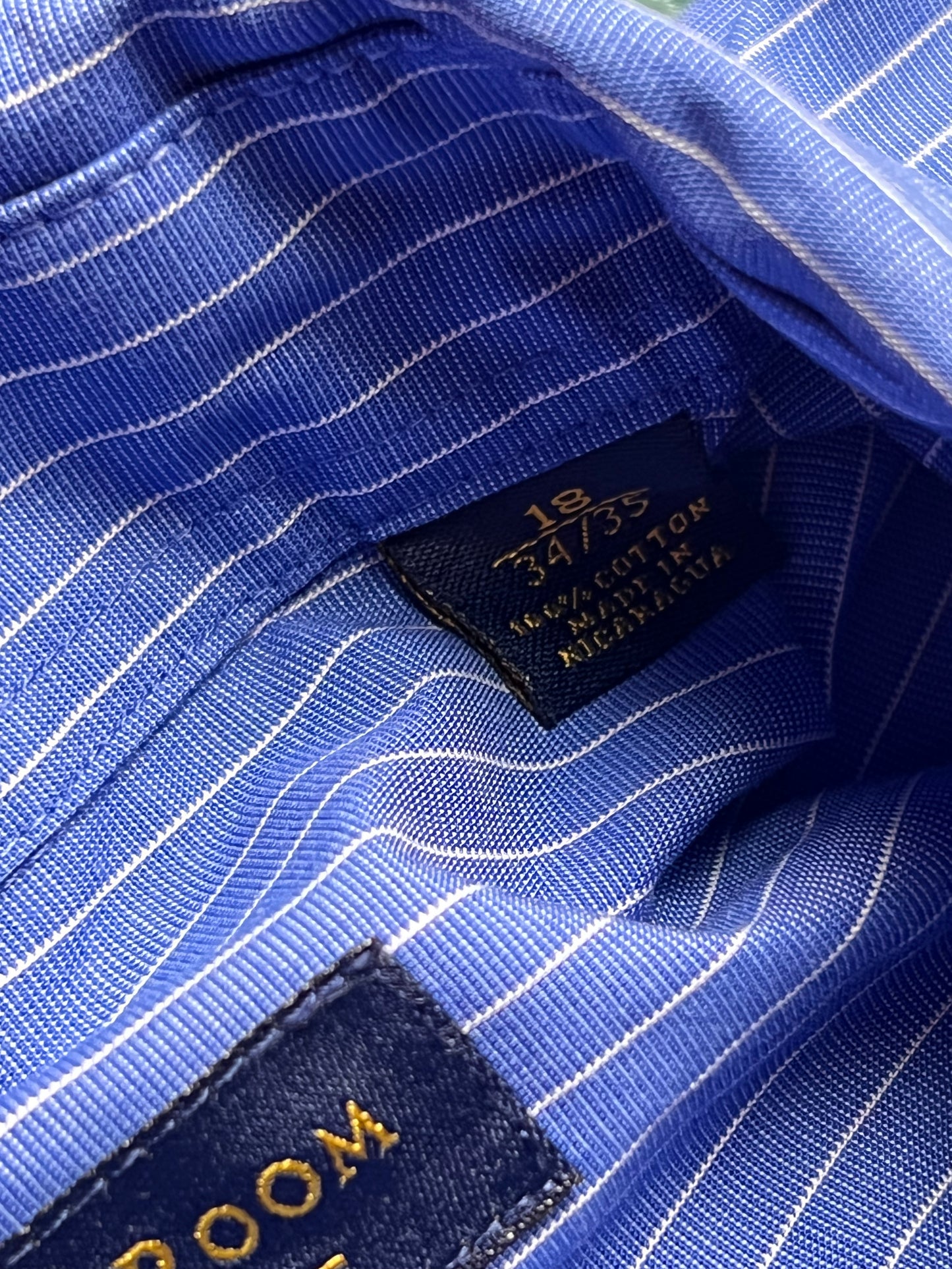 CLUB ROOM LINING BUTTON DOWN FORMAL SHIRT