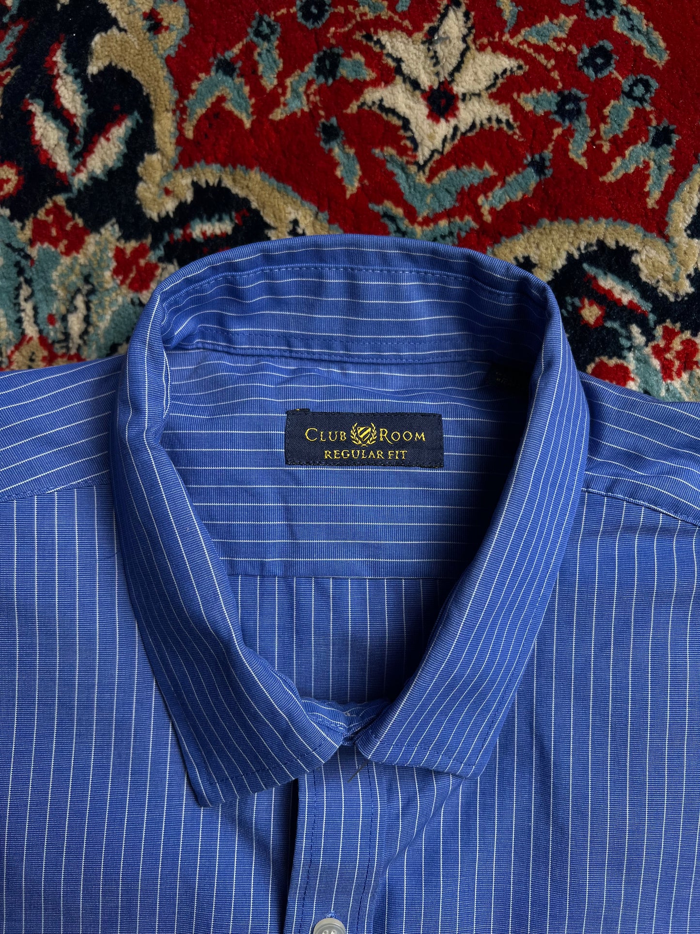 CLUB ROOM LINING BUTTON DOWN FORMAL SHIRT