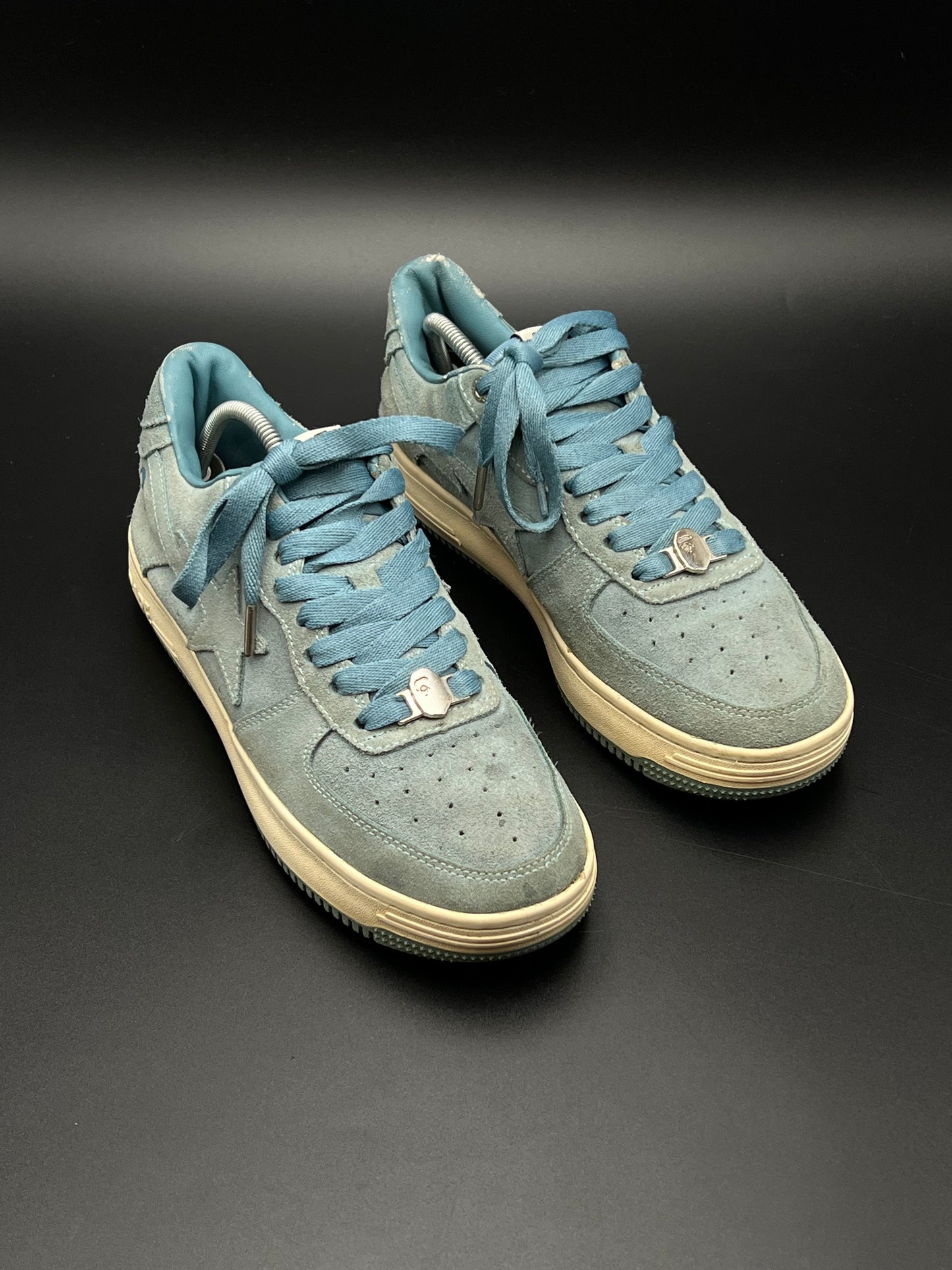 A BATHING APE BAPESTA BLUE SUEDE
