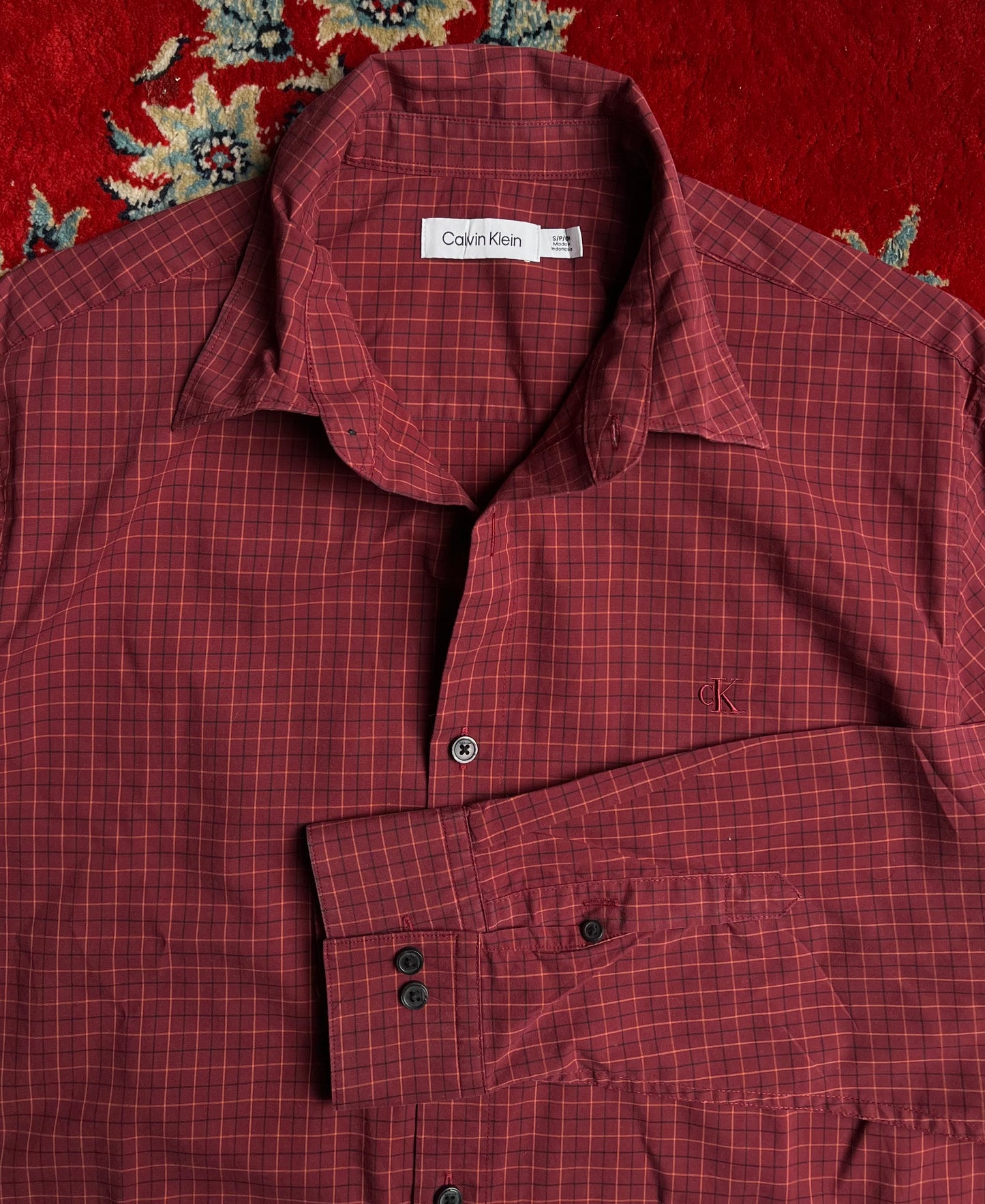 CALVIN KLIEN CASUAL BUTTON DOWM SHIRT