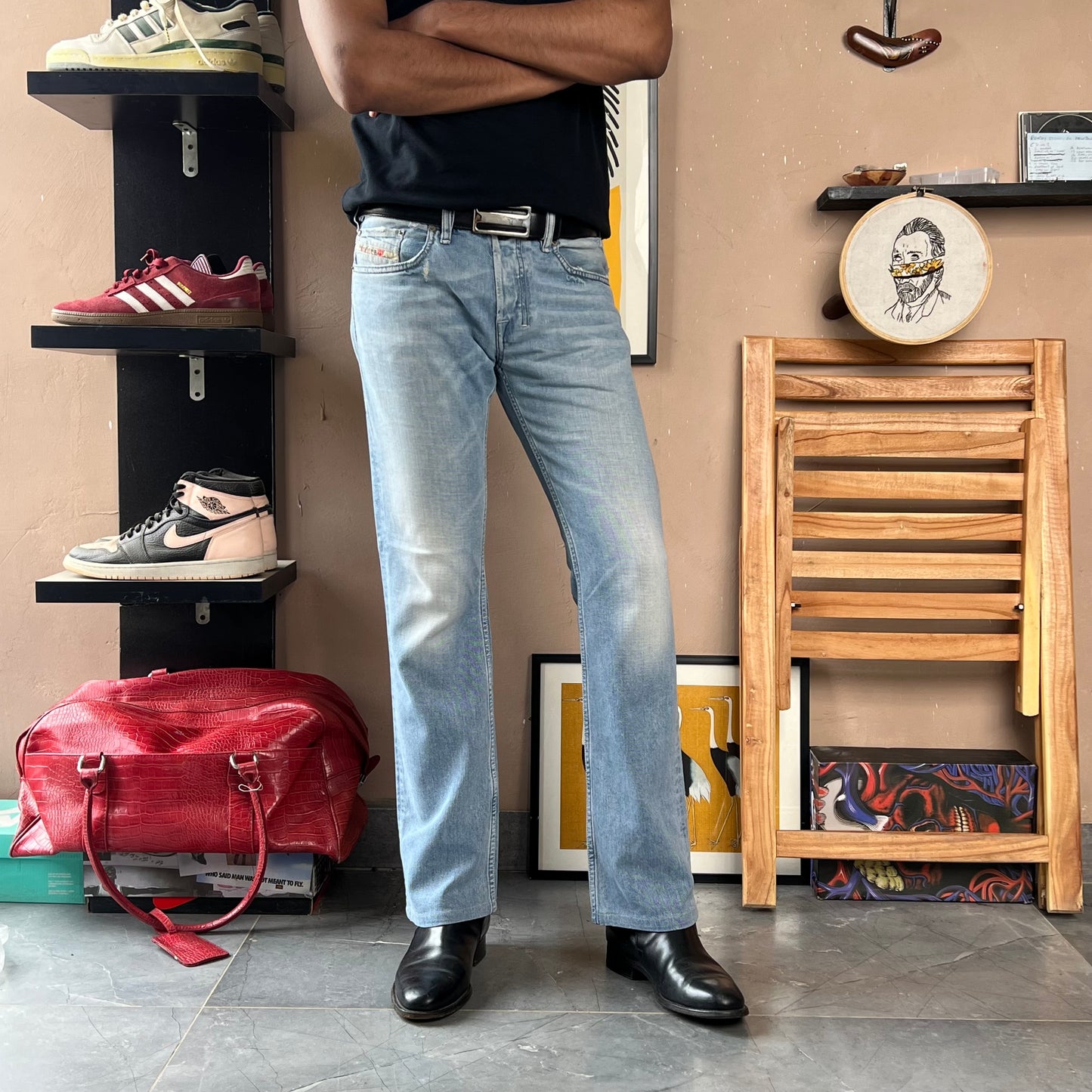 Diesel Zatiny Regular-BootCut Denim Pants
