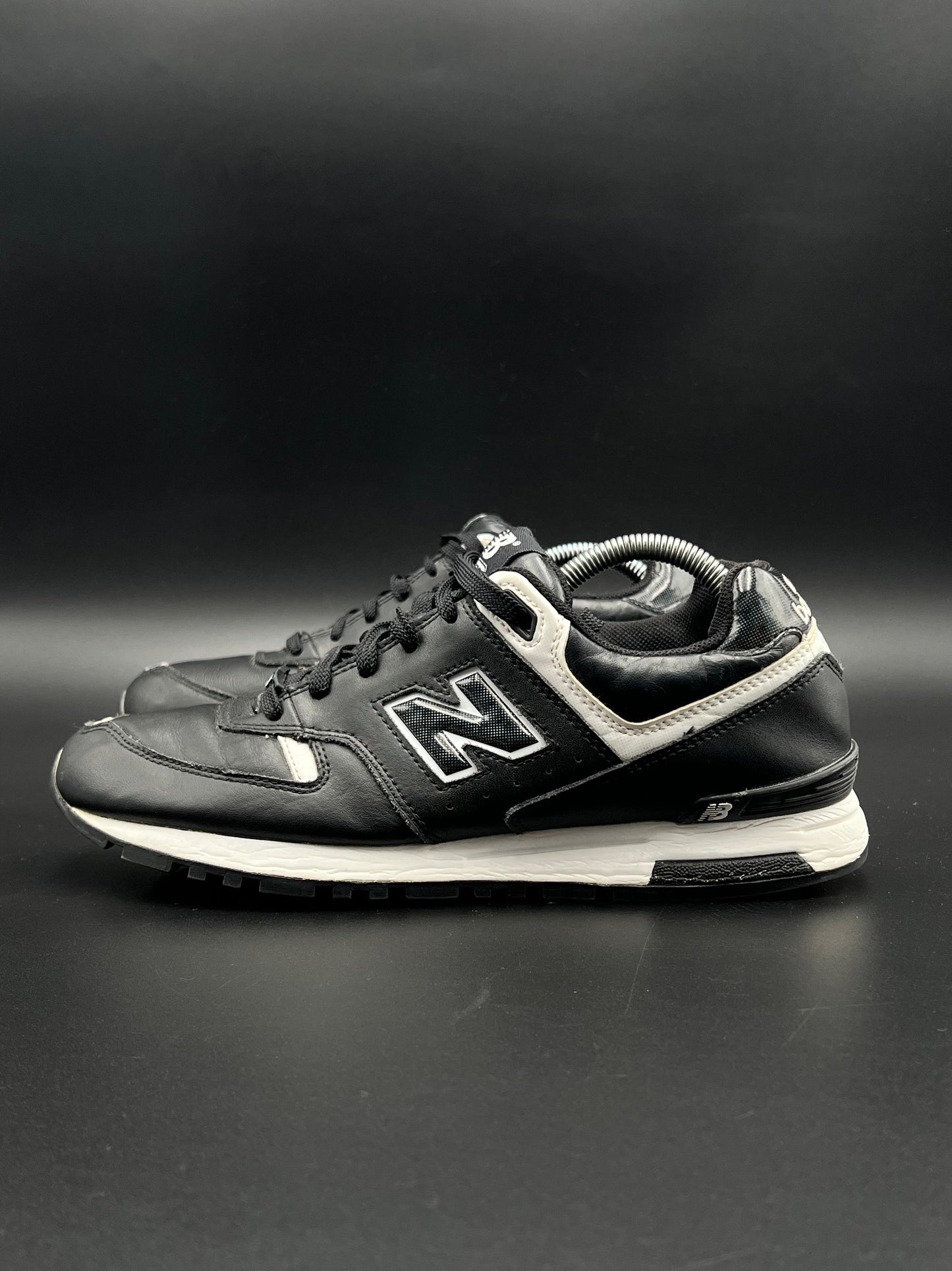 New Balance 578 Leather Black/White
