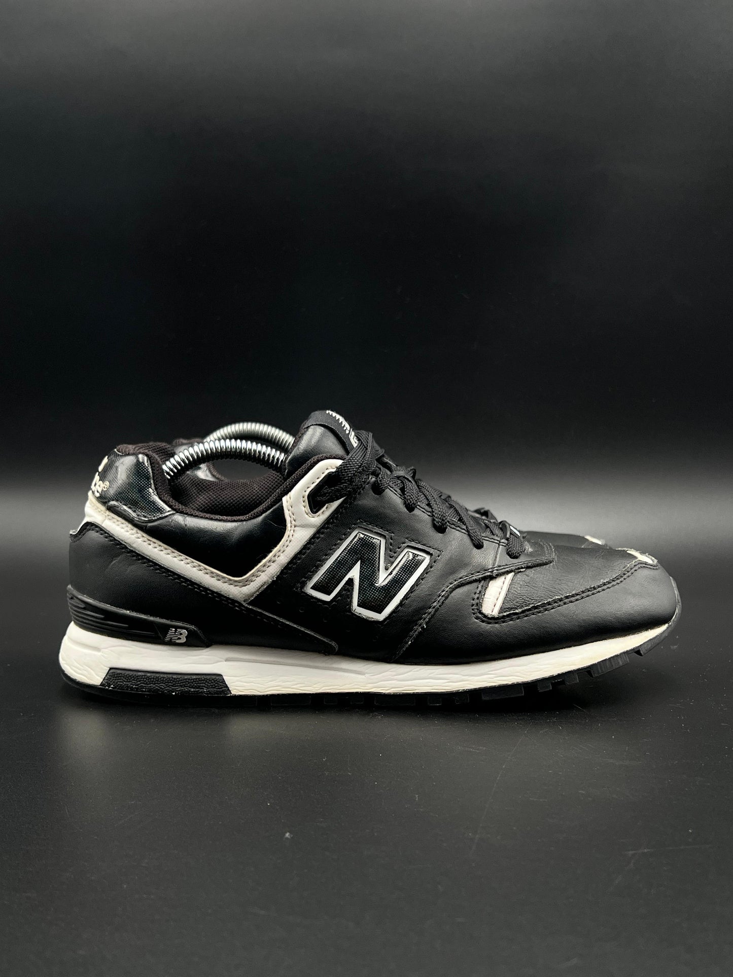 New Balance 578 Leather Black/White