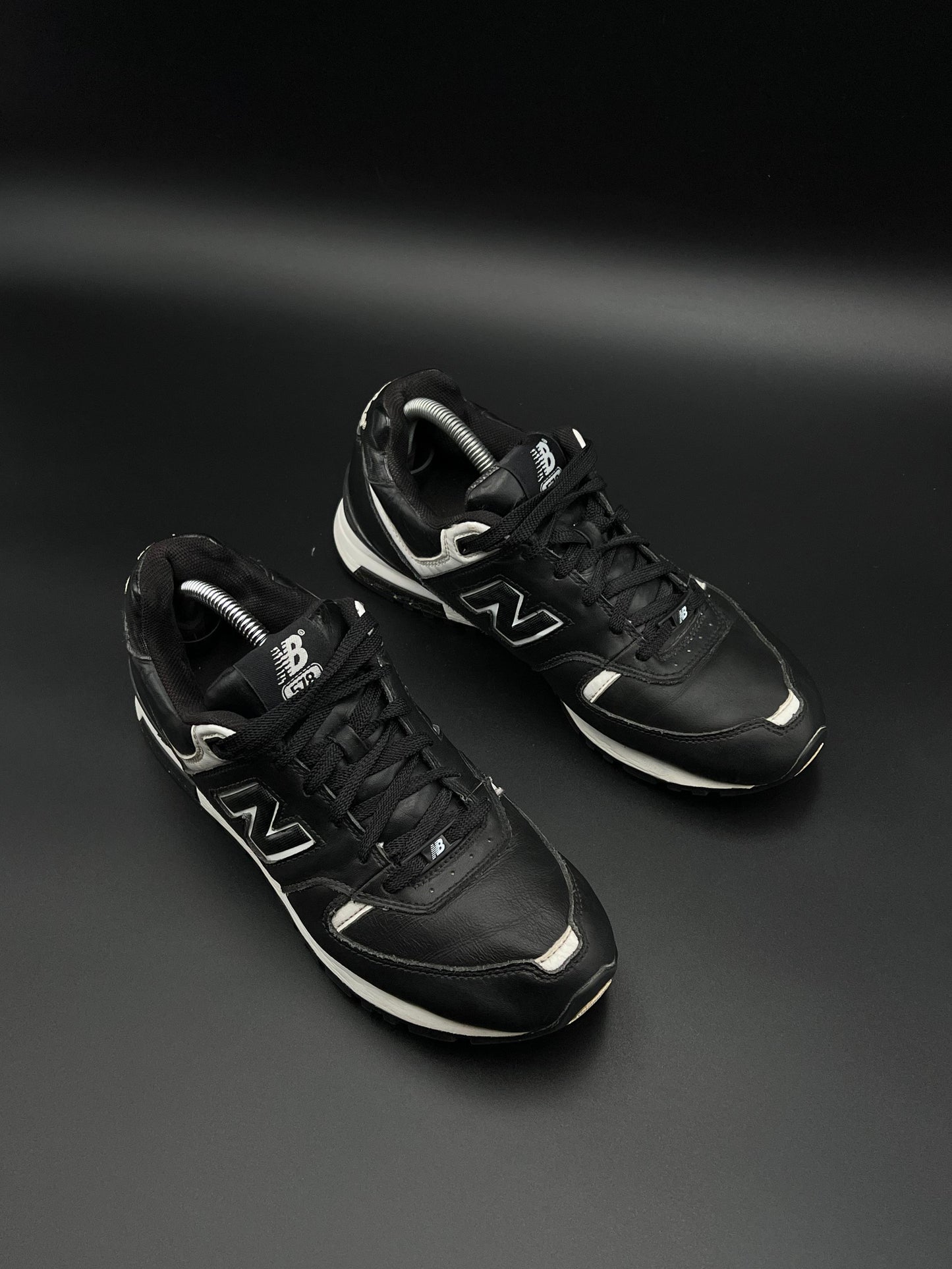 New Balance 578 Leather Black/White