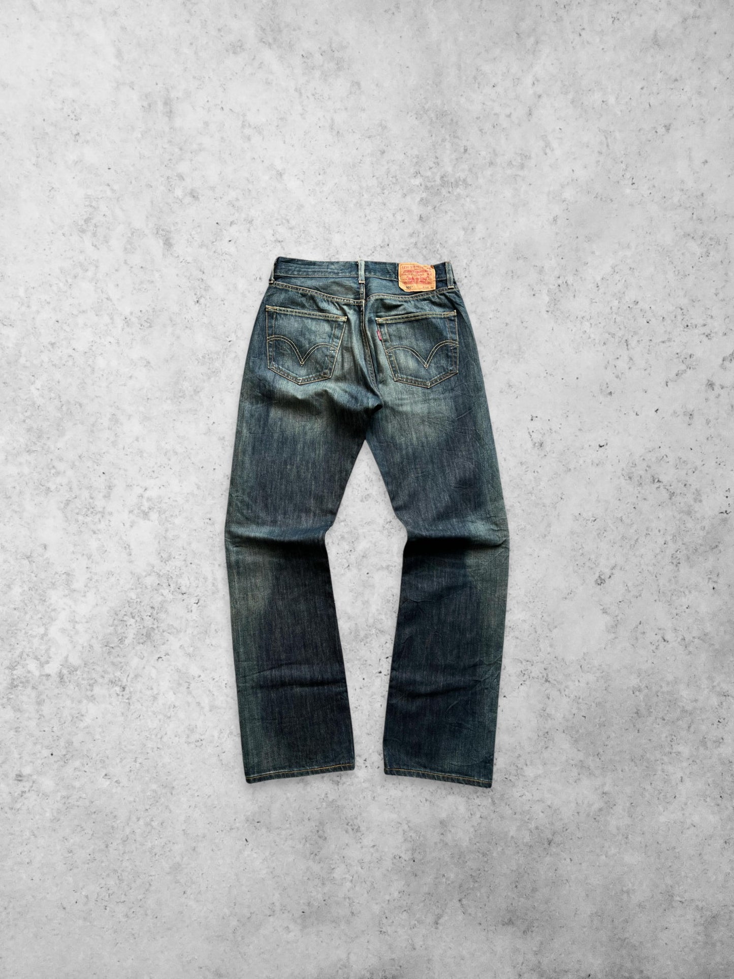 LEVI'S 501 VINTAGE 2005's STRAIGHT FIT DENIM PANTS