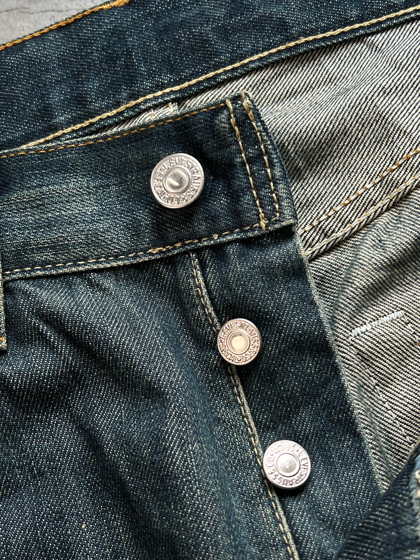 LEVI'S 501 VINTAGE 2005's STRAIGHT FIT DENIM PANTS