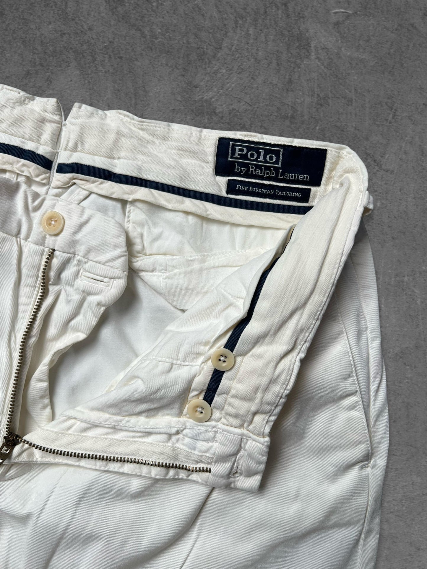 POLO RALPH LAUREN LUXURY STRAIGHT FIT PANTS