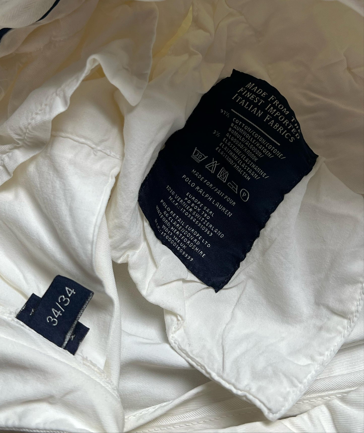 POLO RALPH LAUREN LUXURY STRAIGHT FIT PANTS
