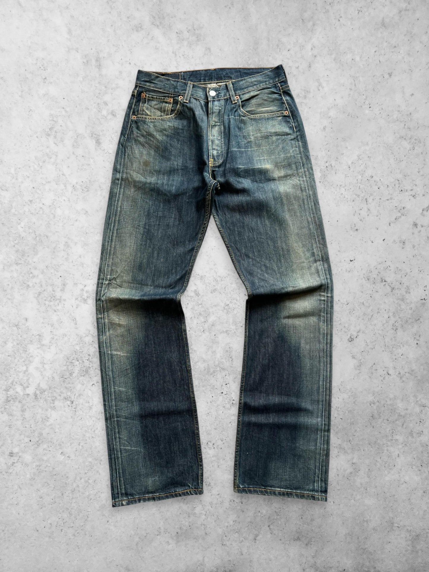 LEVI'S 501 VINTAGE 2005's STRAIGHT FIT DENIM PANTS
