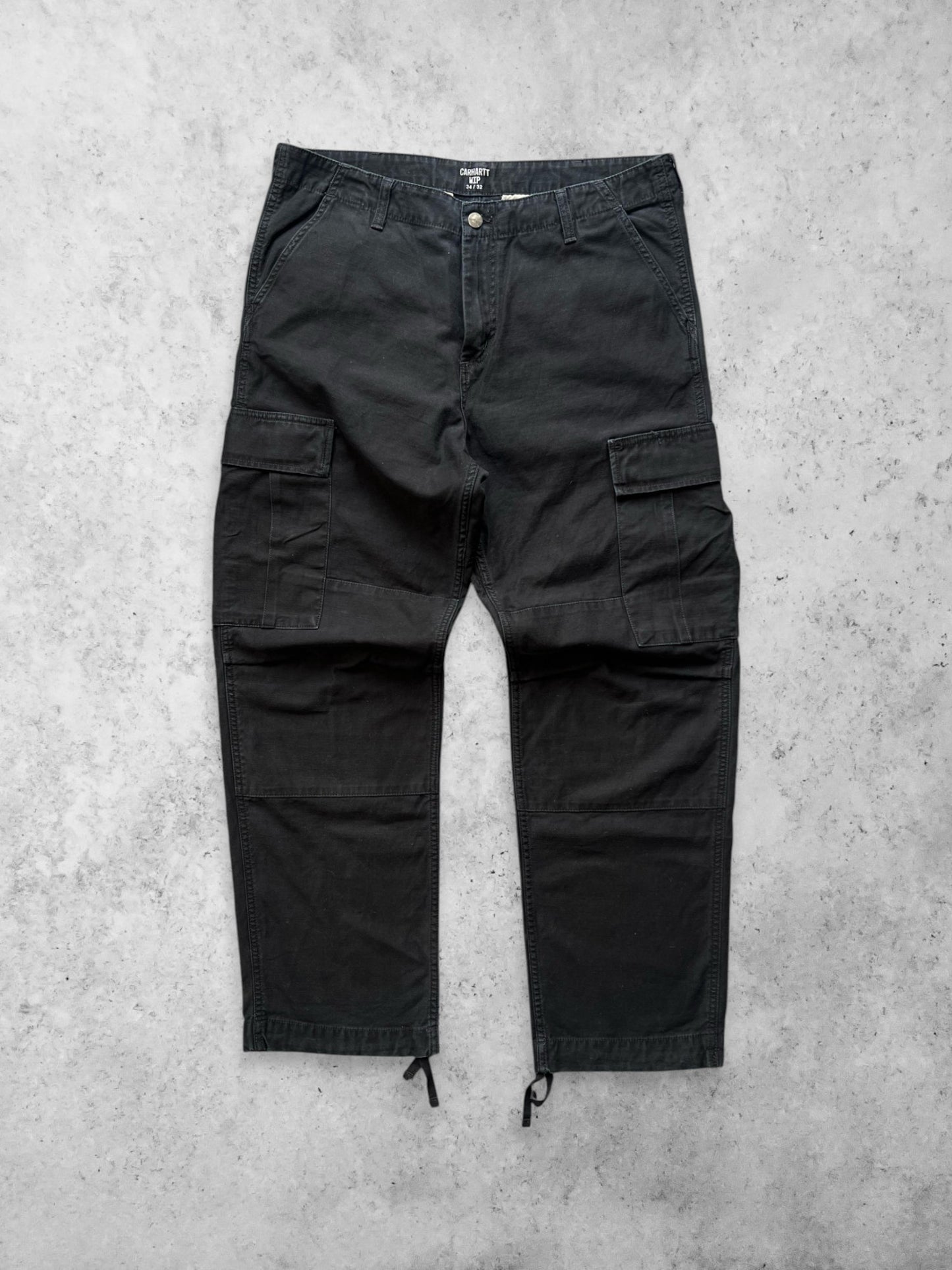 CARHARTT WIP BLACK CARGOS