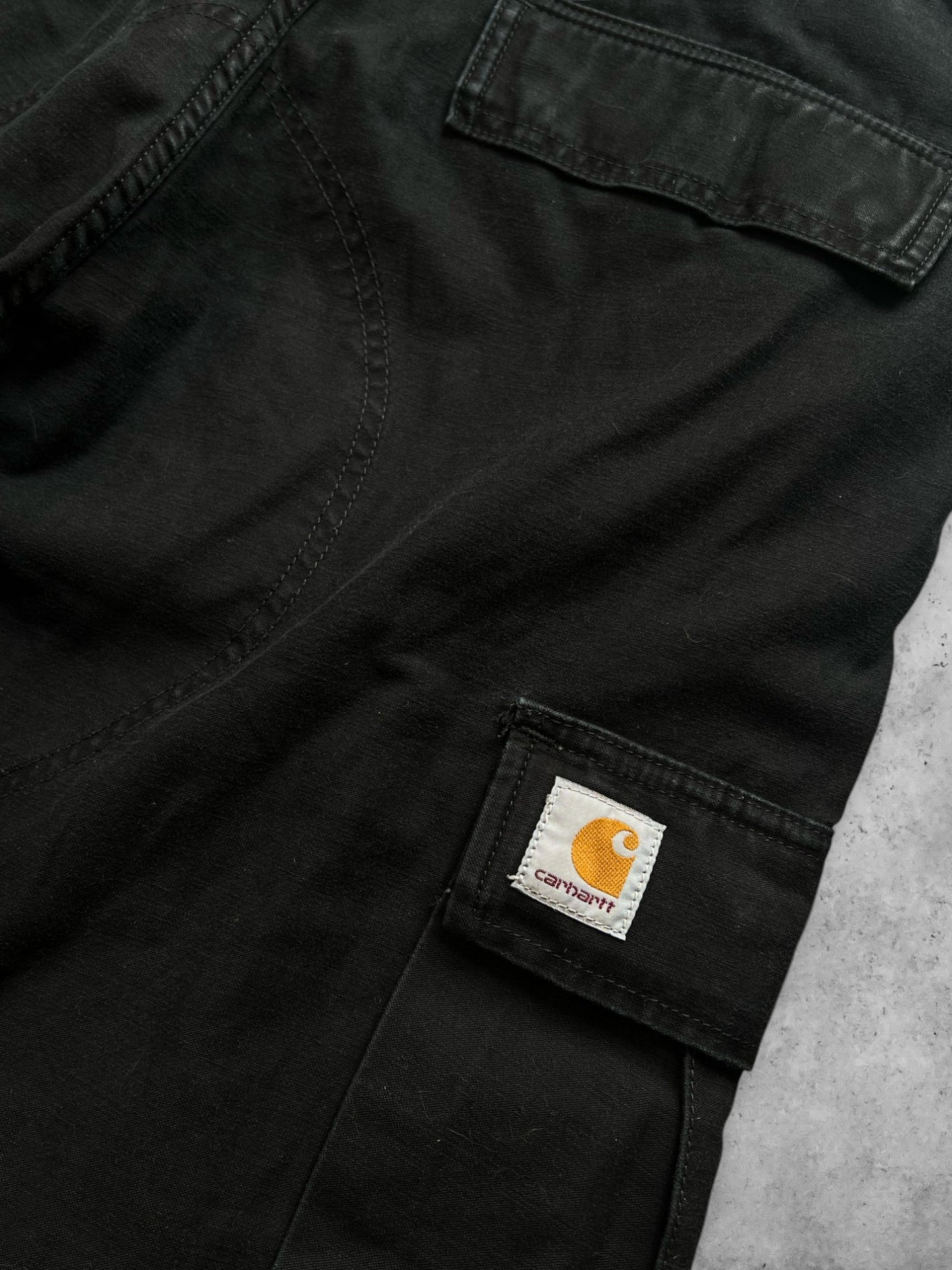 CARHARTT WIP BLACK CARGOS