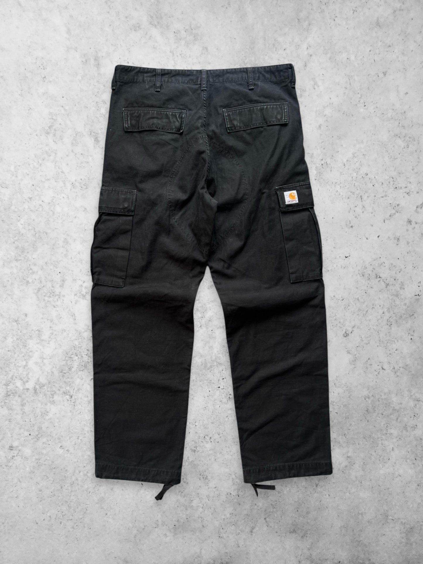 CARHARTT WIP BLACK CARGOS