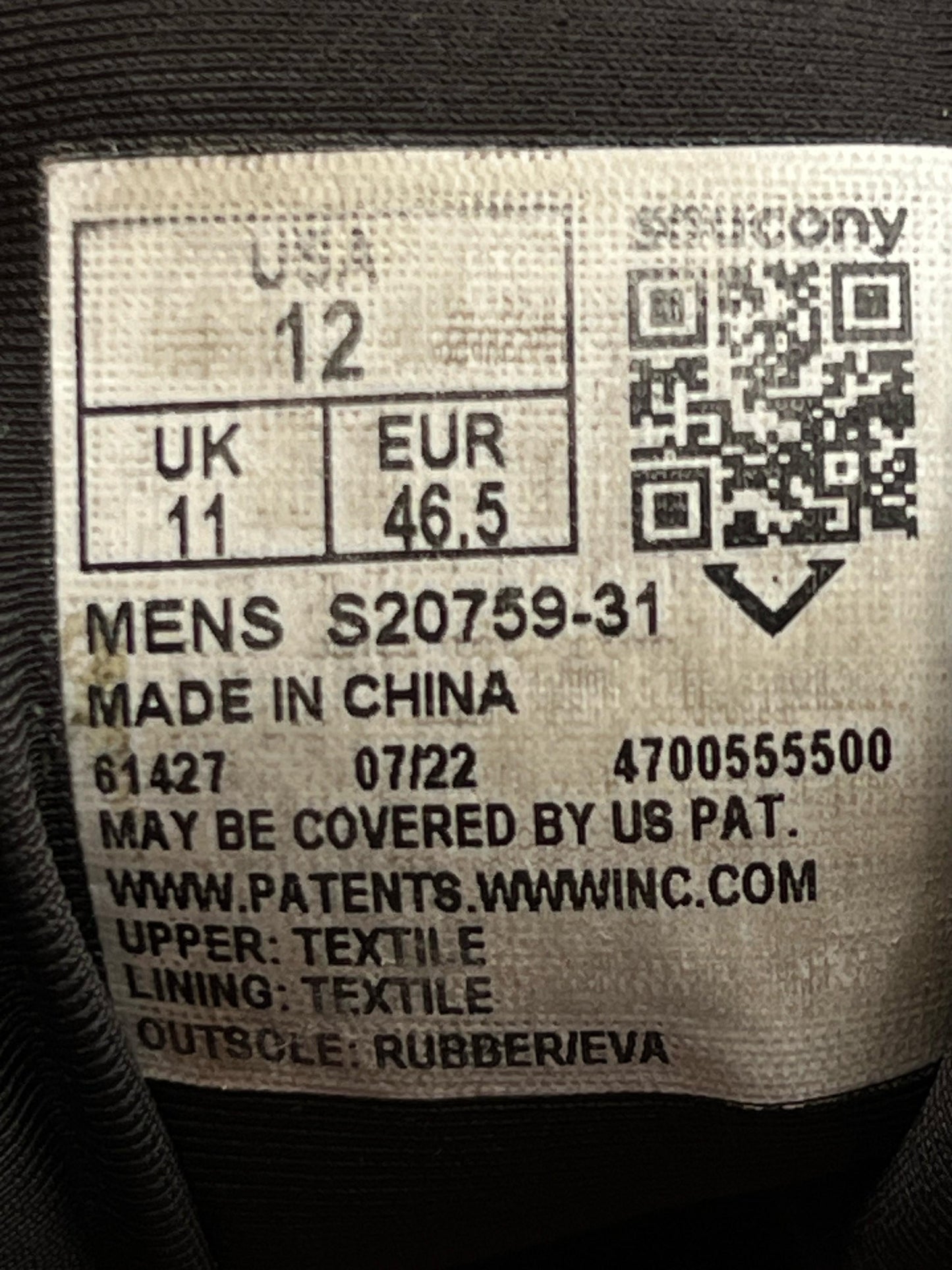 SAUCONY TRIUMPH 20