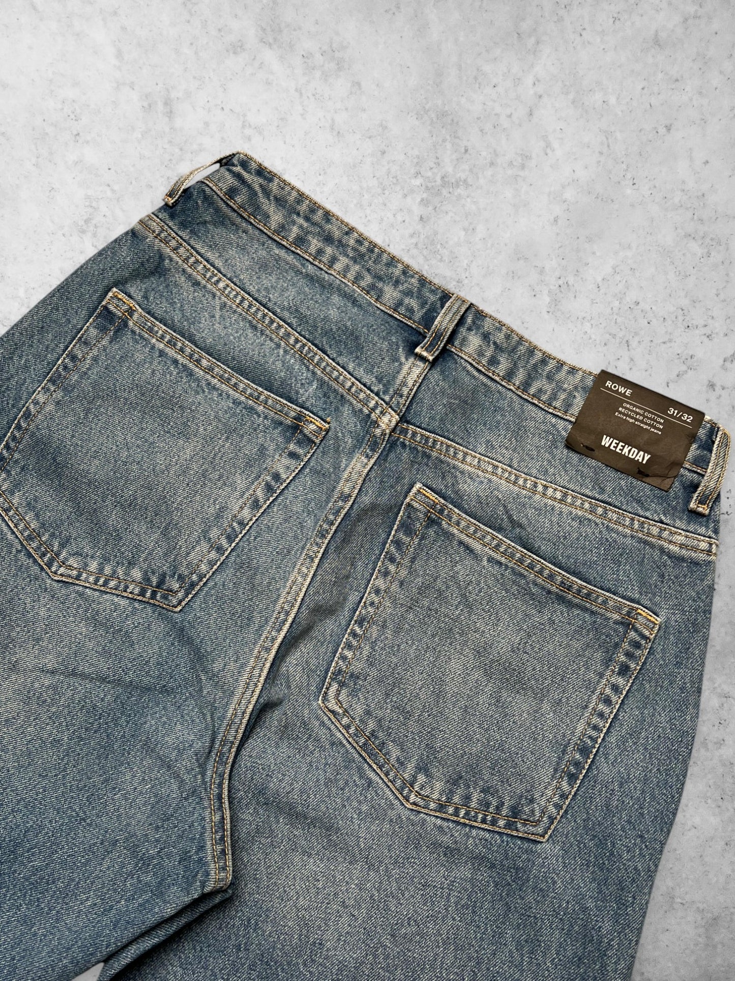 WEEKDAY RELAXED FIT DENIM PANTS