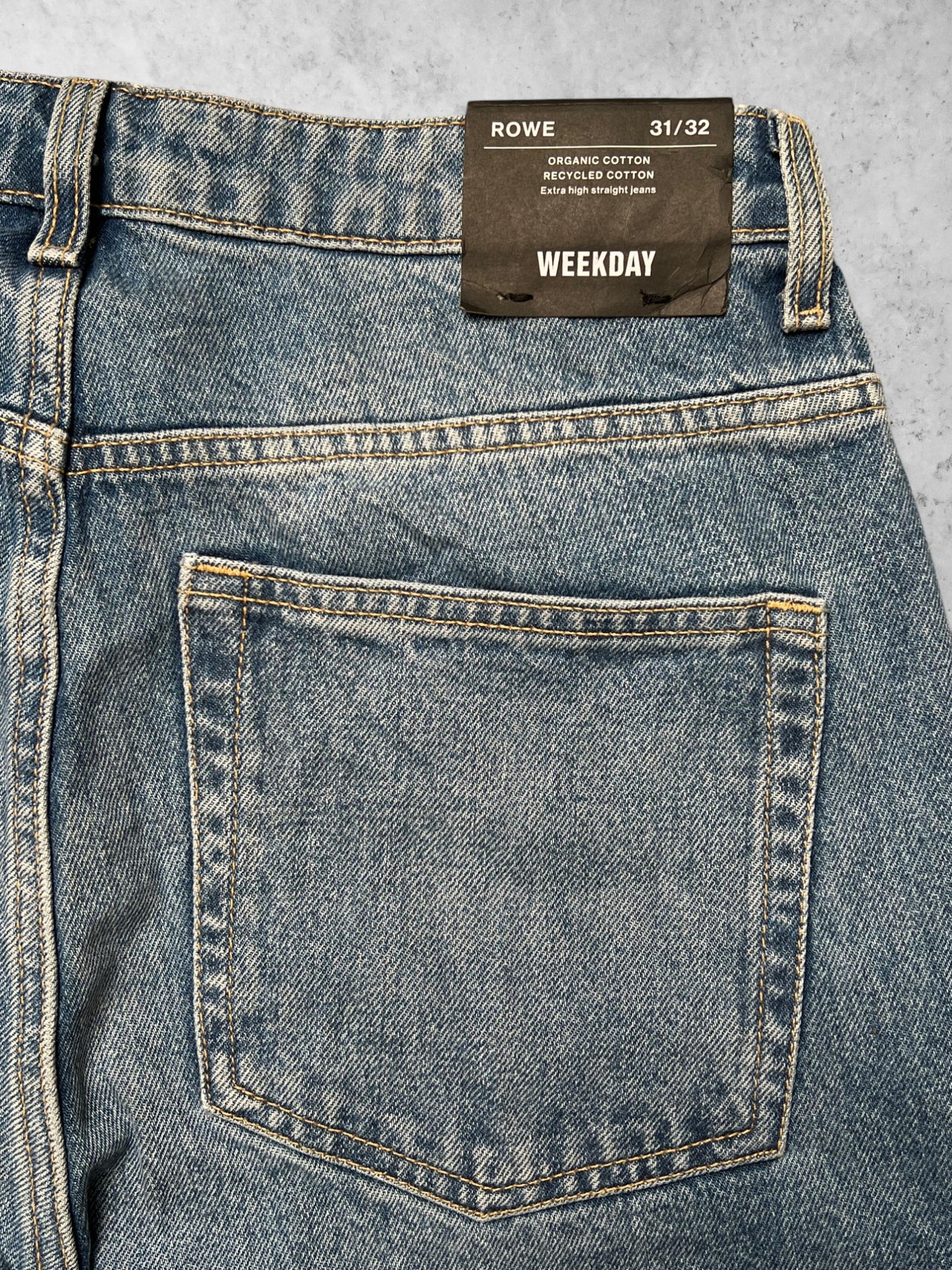 WEEKDAY RELAXED FIT DENIM PANTS