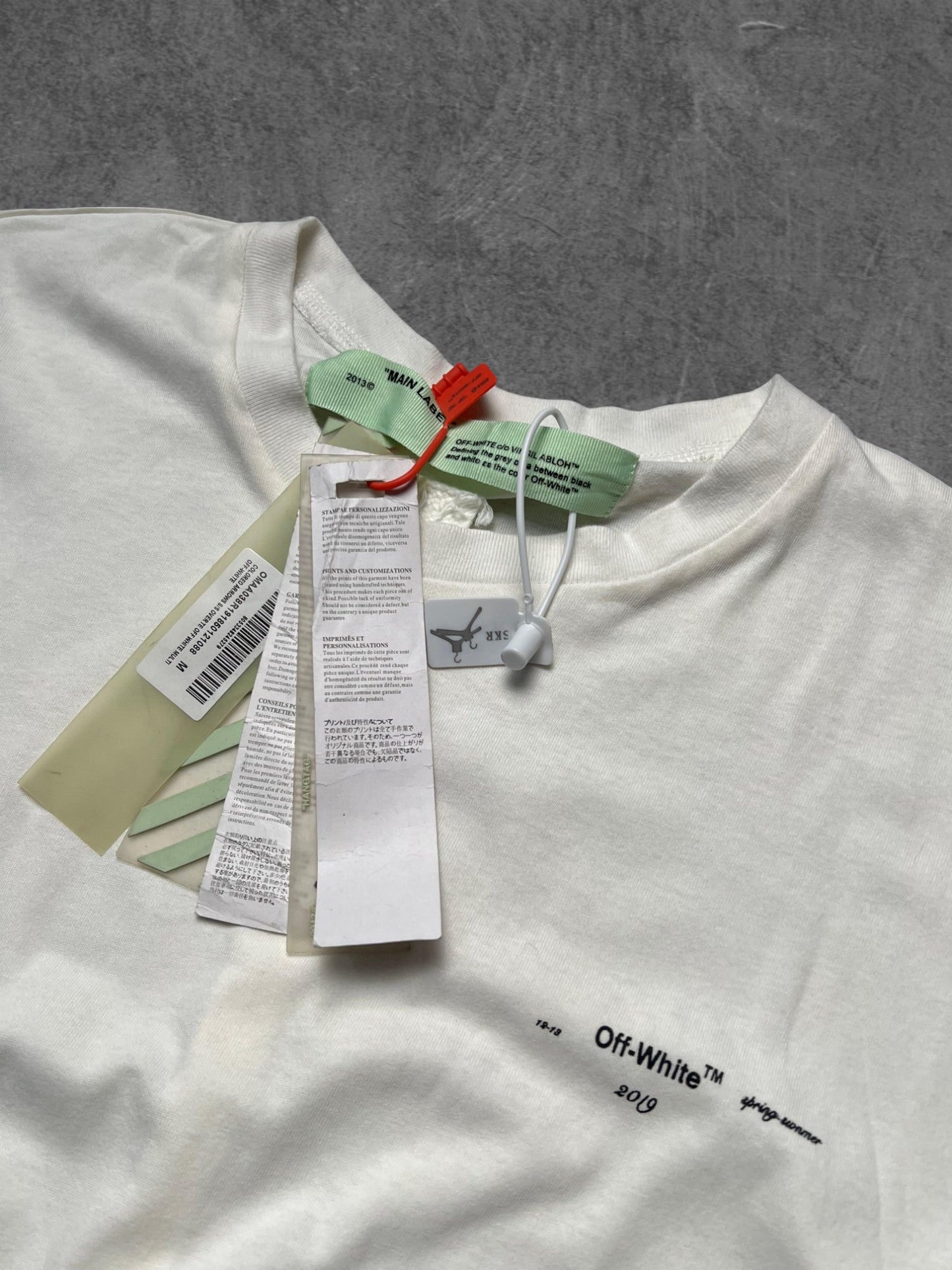 OFFWHITE Baggy Oversized TAGGED Tee