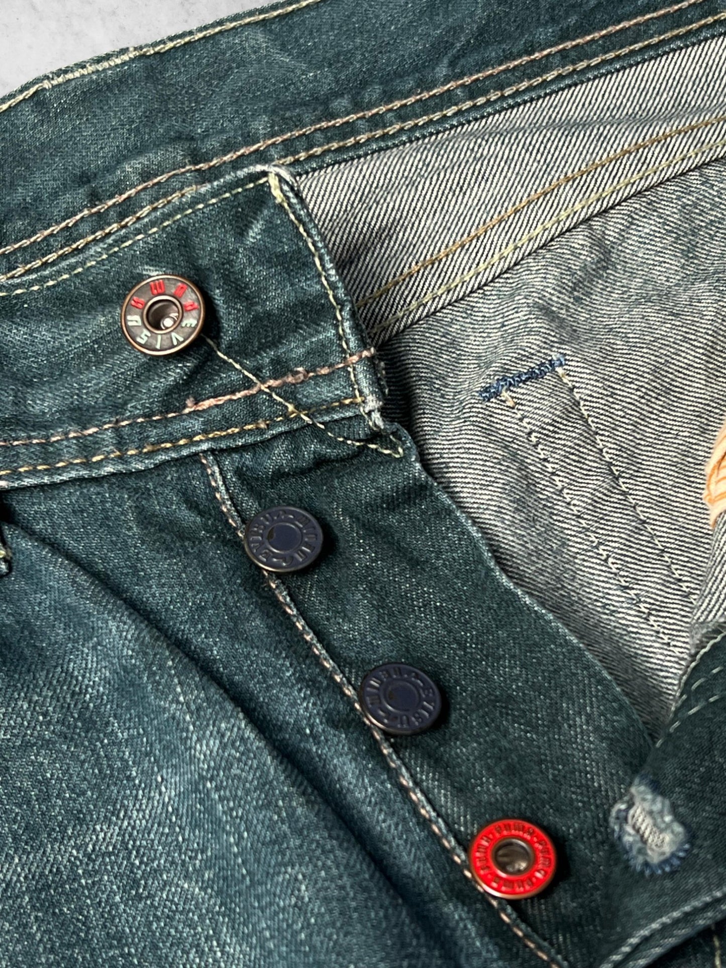 EVISU X PUMA (COLLAB) Straight Fit Denim Pants GRAIL FIND!!