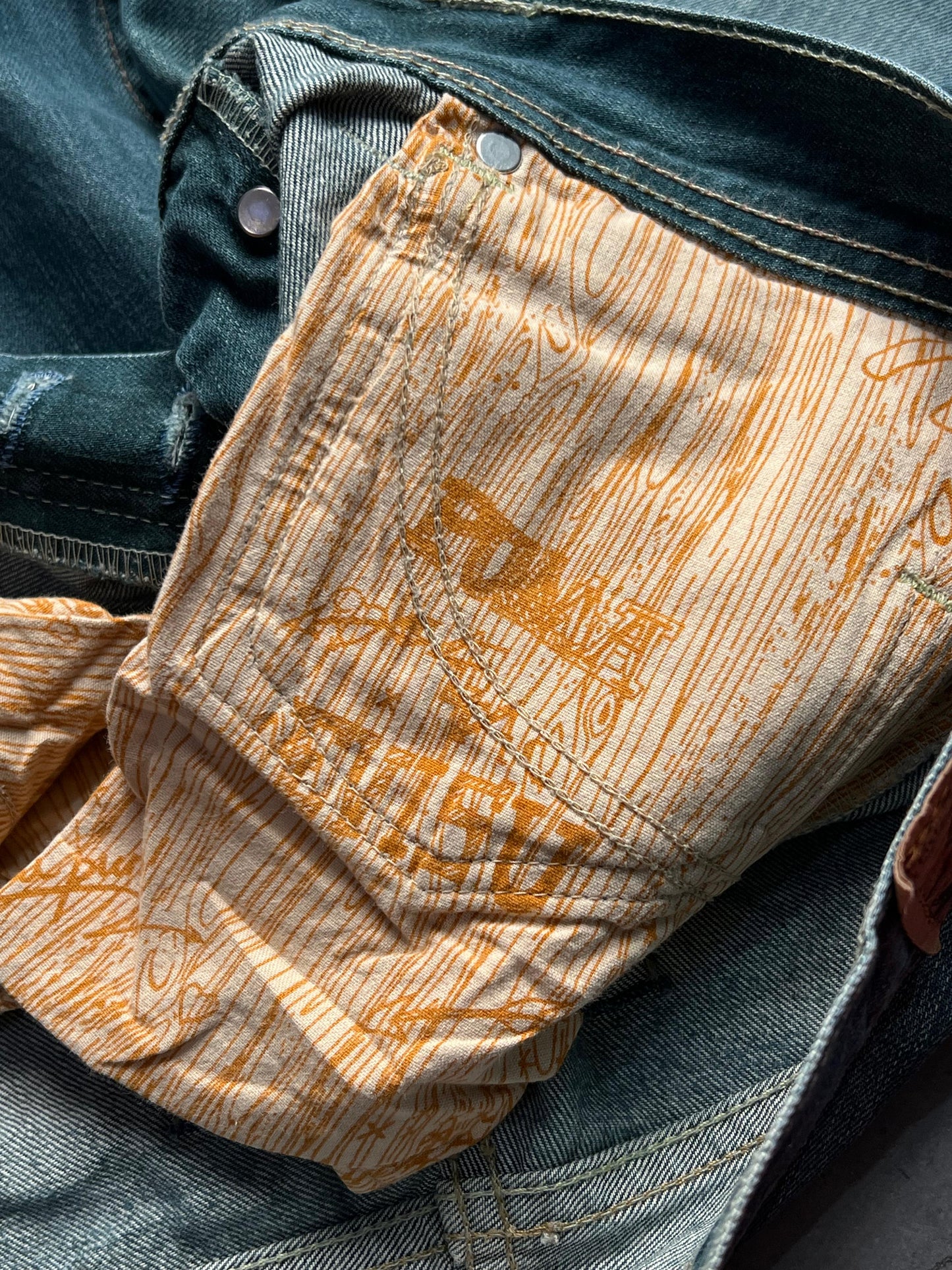 EVISU X PUMA (COLLAB) Straight Fit Denim Pants GRAIL FIND!!