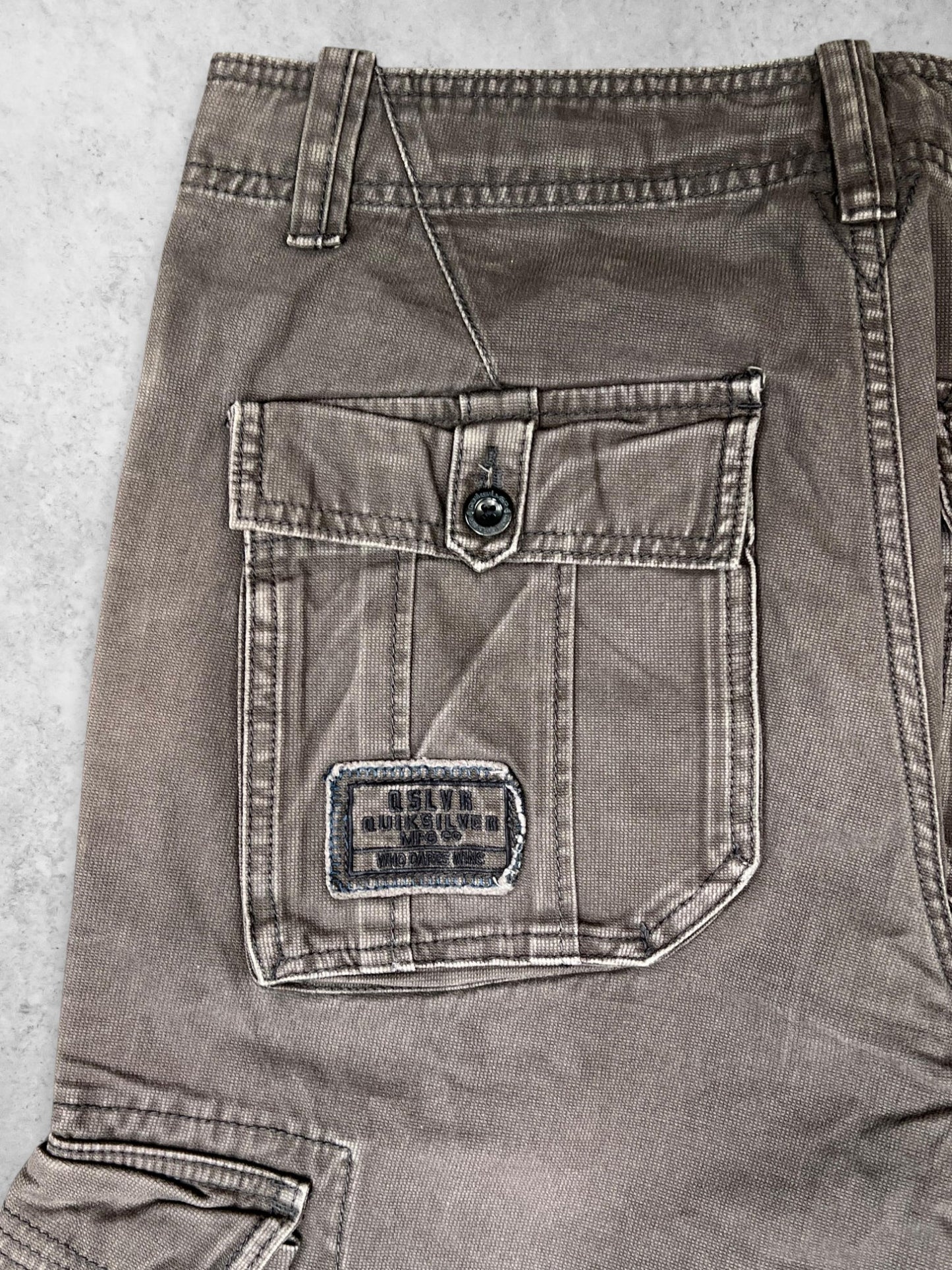 QUICKSILVER 6 Pocket Baggy Cargos