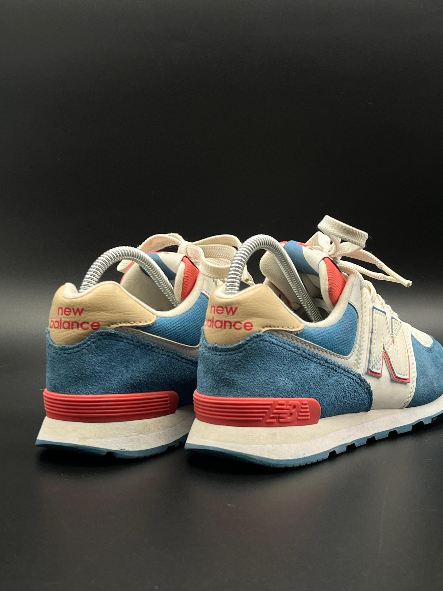 NB 574 V2 MAKO BLUE/TORO RED