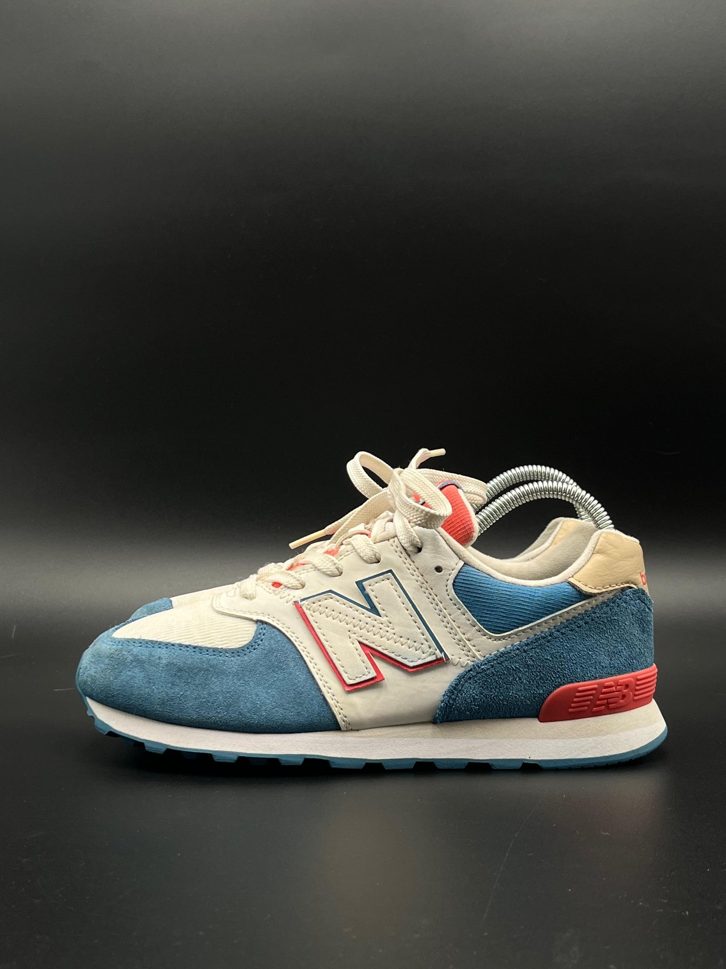 NB 574 V2 MAKO BLUE/TORO RED