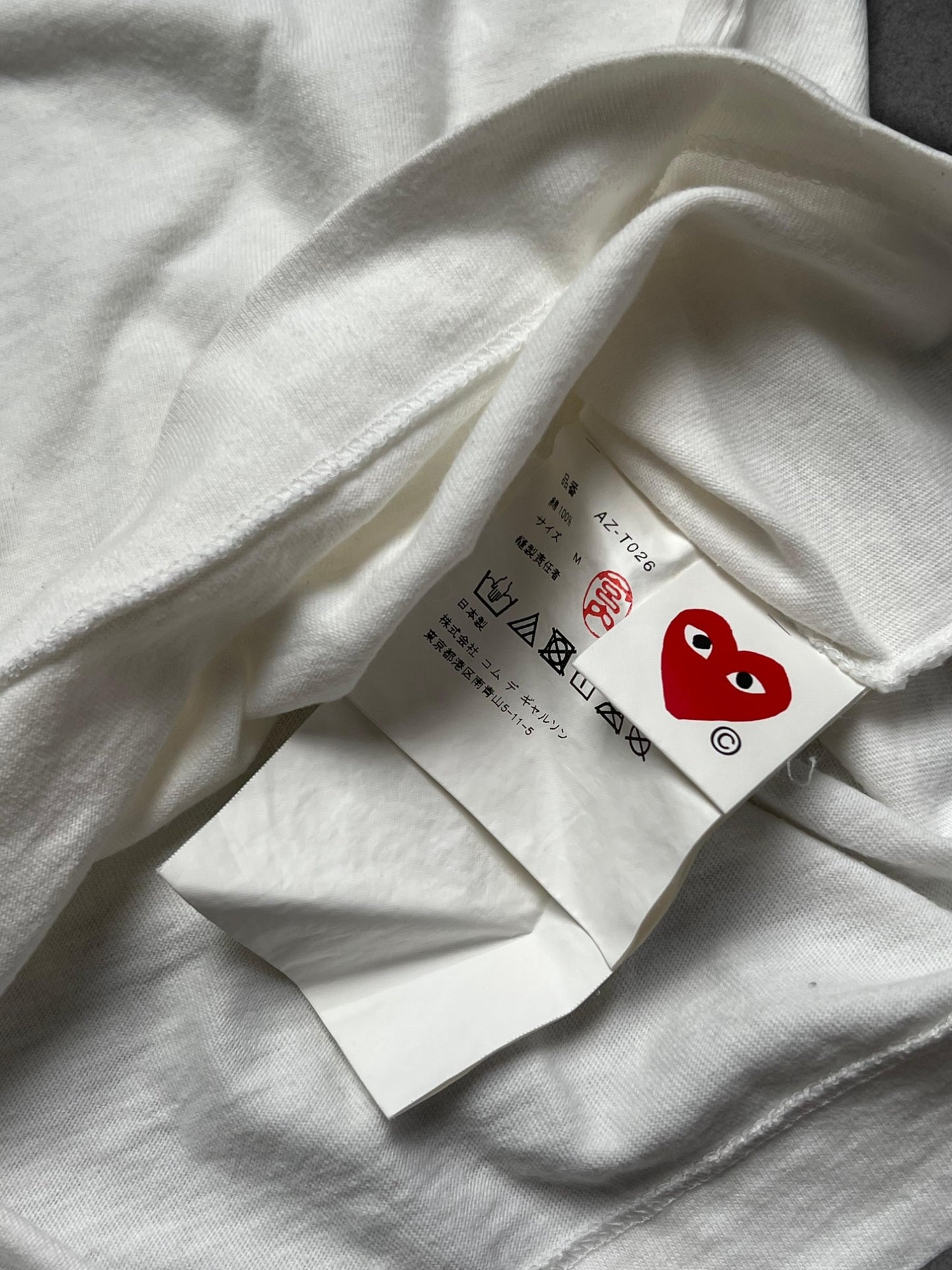 COMME DES GARCONS CDG PLAY Printed Logo Tee