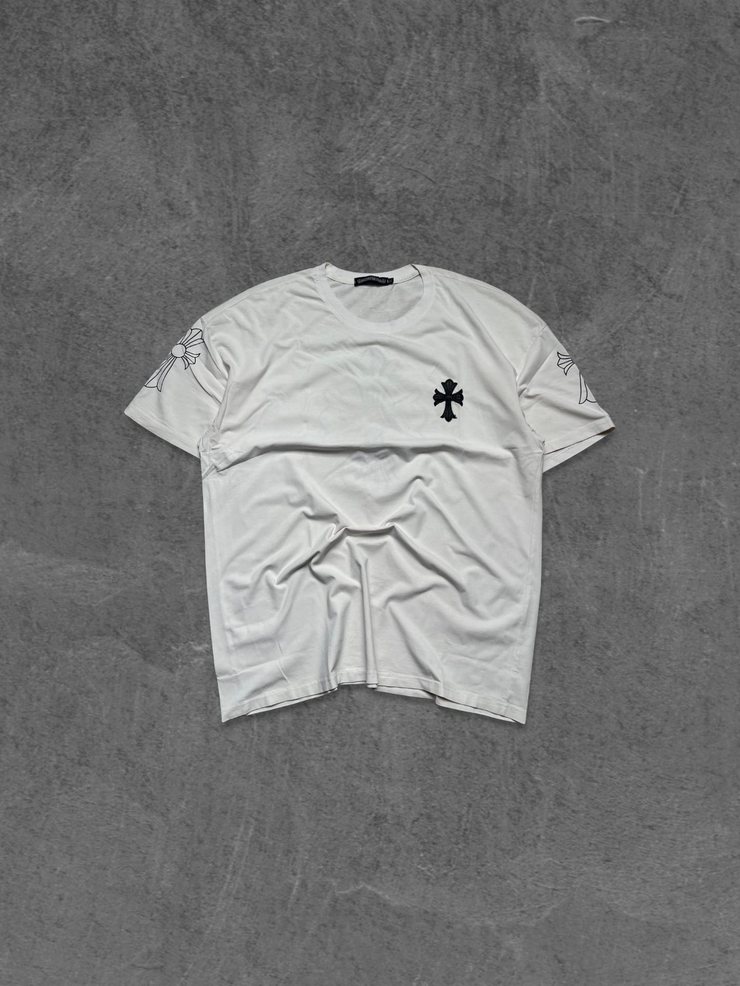 CHROME HEARTS LEATHER PATCHES GRAPHIC Tee