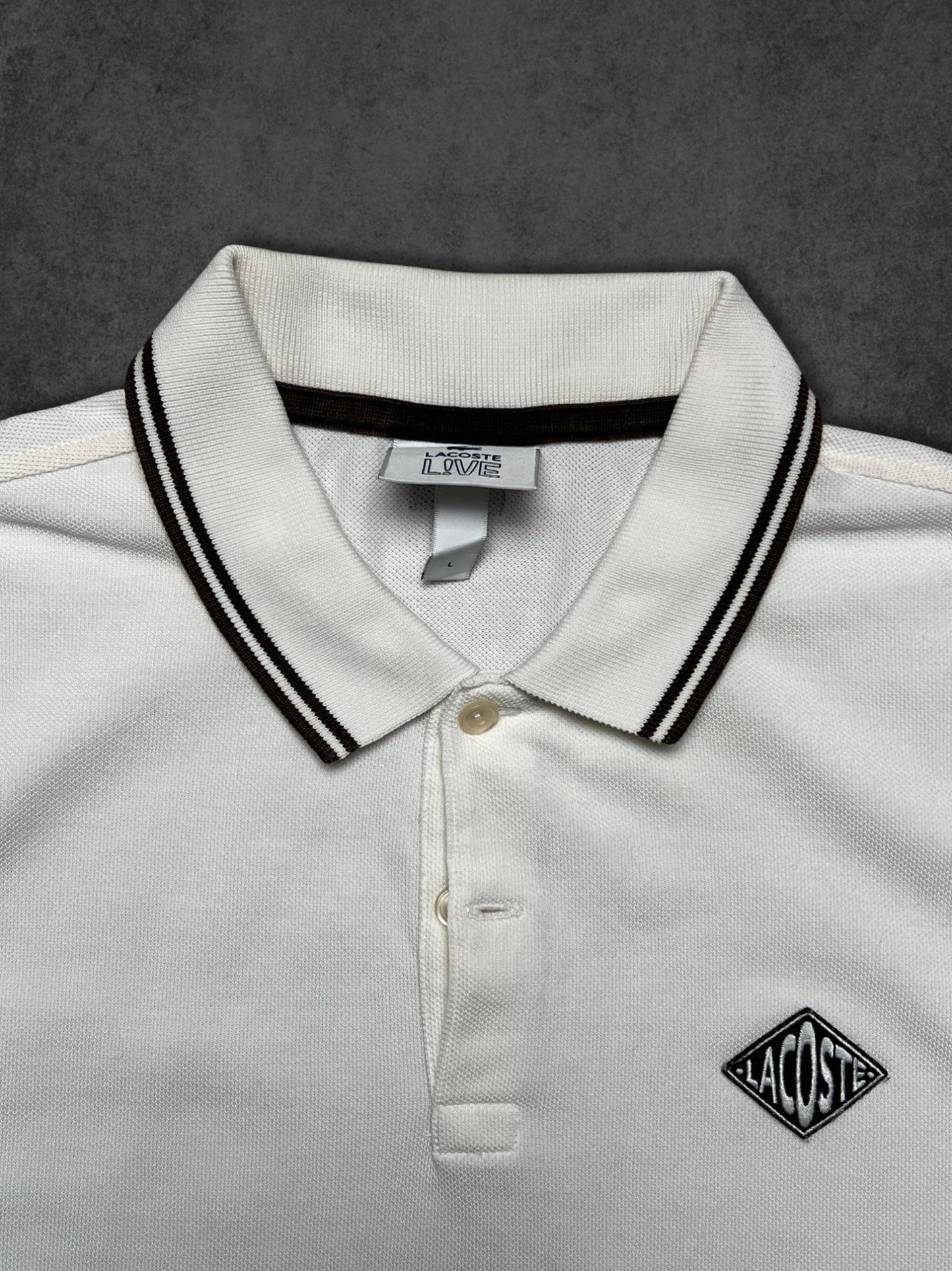 LACOSTE EMBROIDERED LOGO POLO
