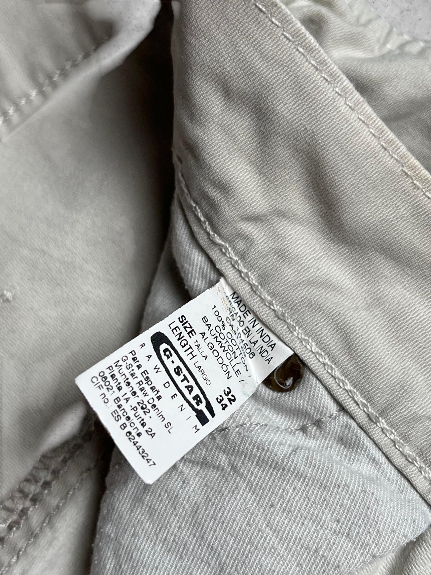 G-STAR RAW HEAVY DUTY WORKWEAR CARGOS