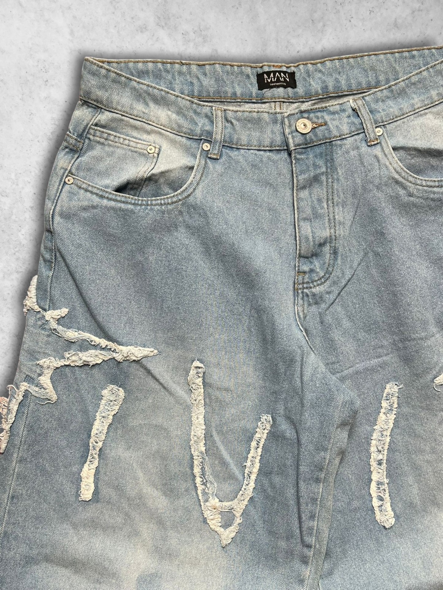 BOOHOOMAN SUPER BAGGY JEANS