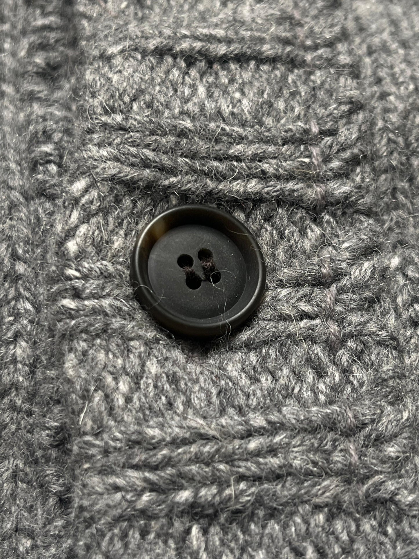 K516 Grey Button Down Sweater
