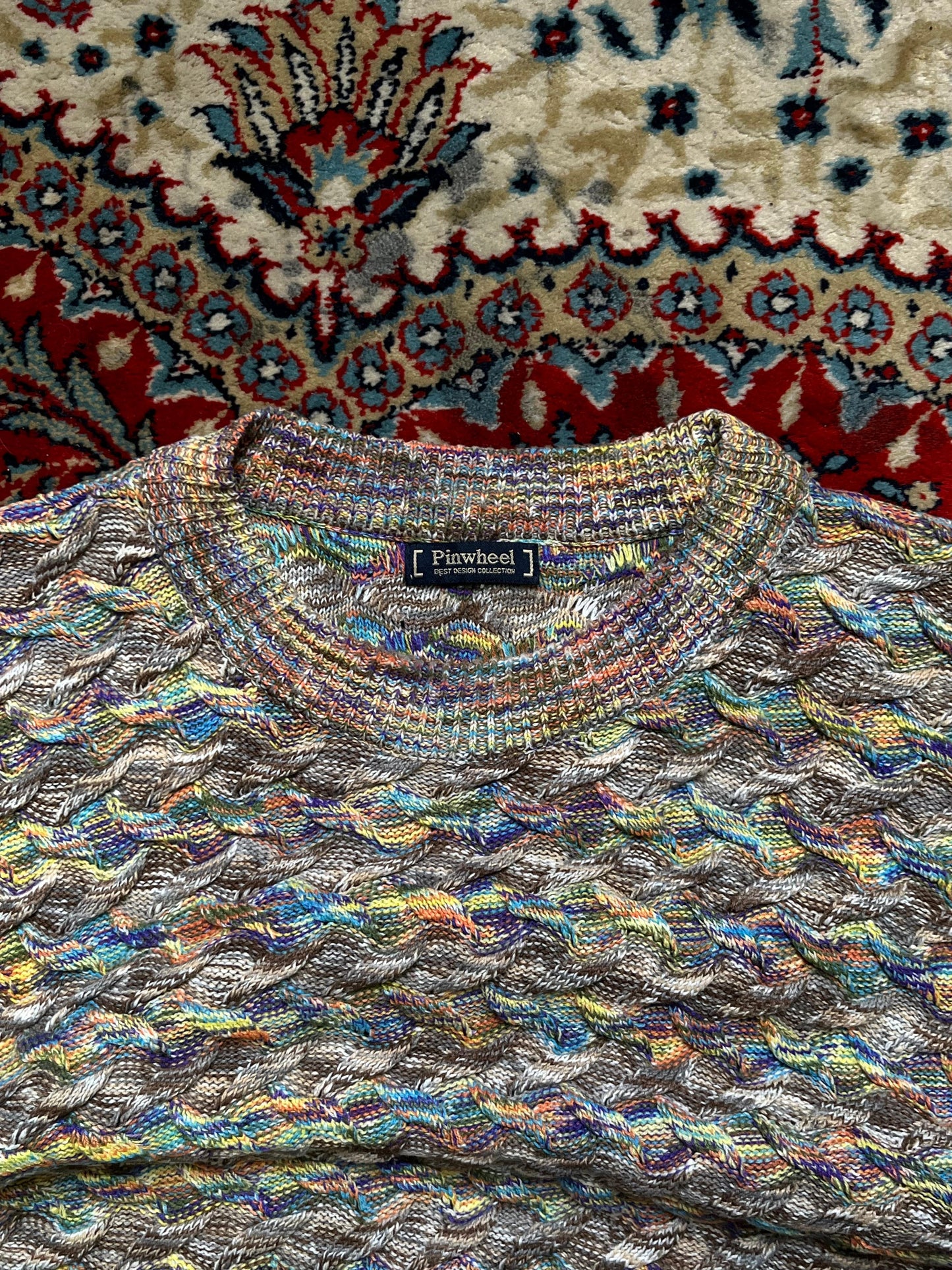 Pinwheel Handwoven Heavyweight Sweater