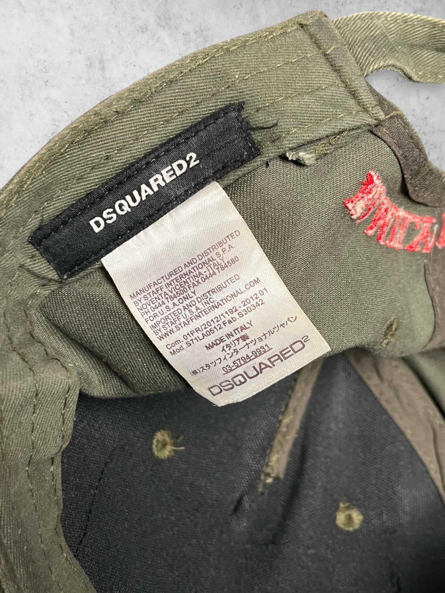 DSQUARED 2 TRUCKET HAT