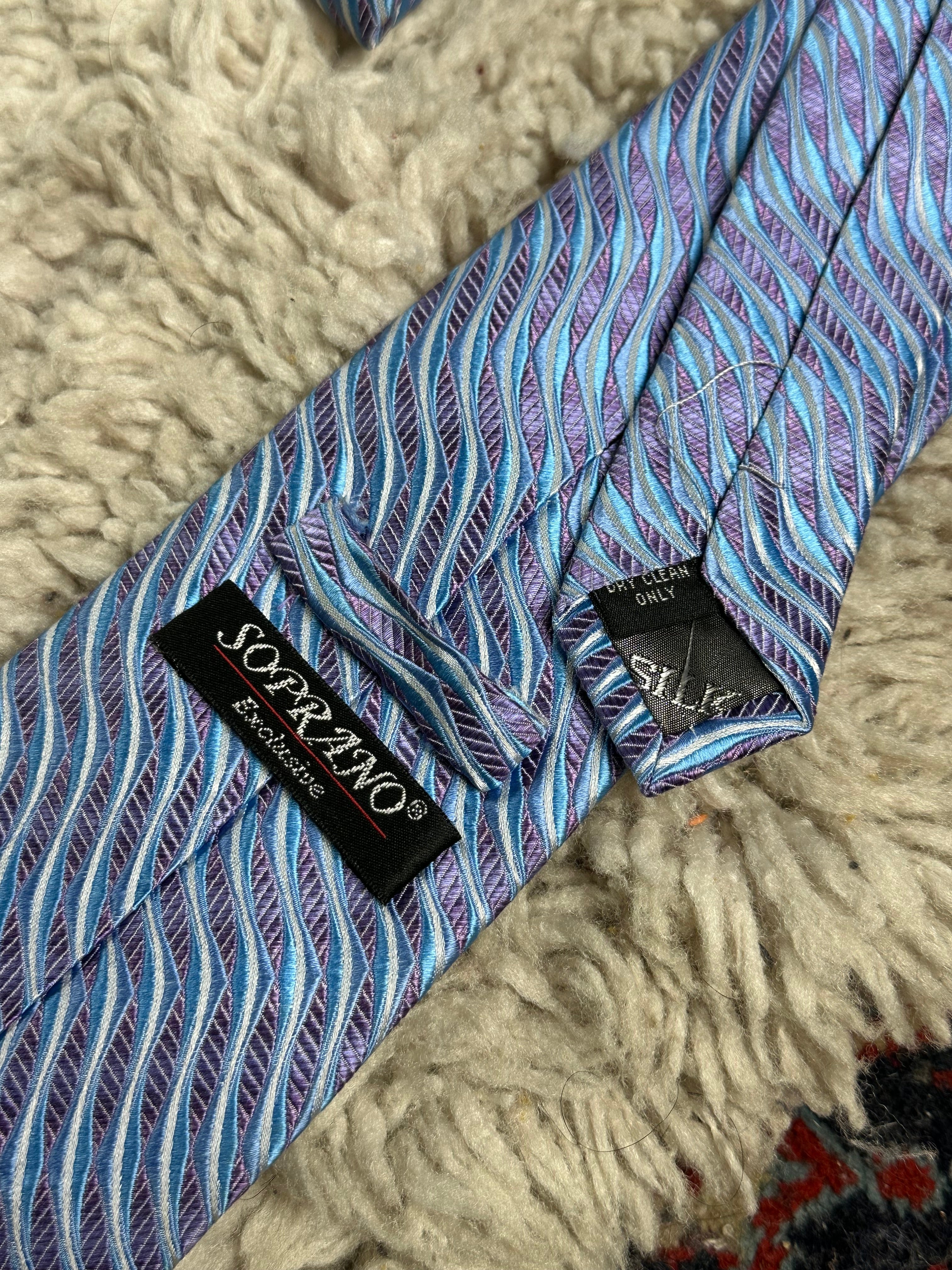 SOPRANA PURE SILK TEXTURED TIE