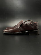 Vintage Kenneth Cole NY Burgandy Leather Square Toe Loafers