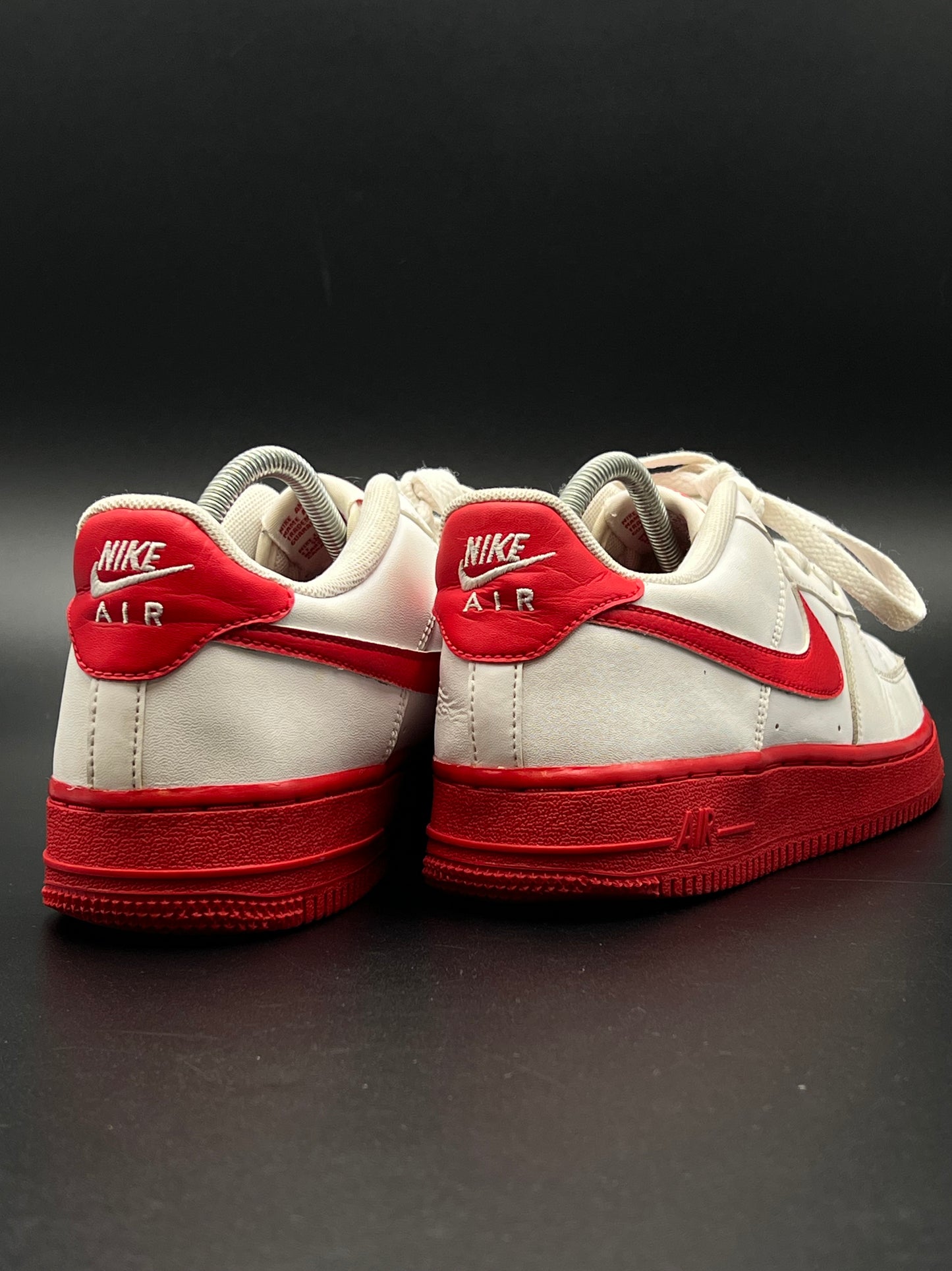 AIR FORCE 1S WHITE/RED