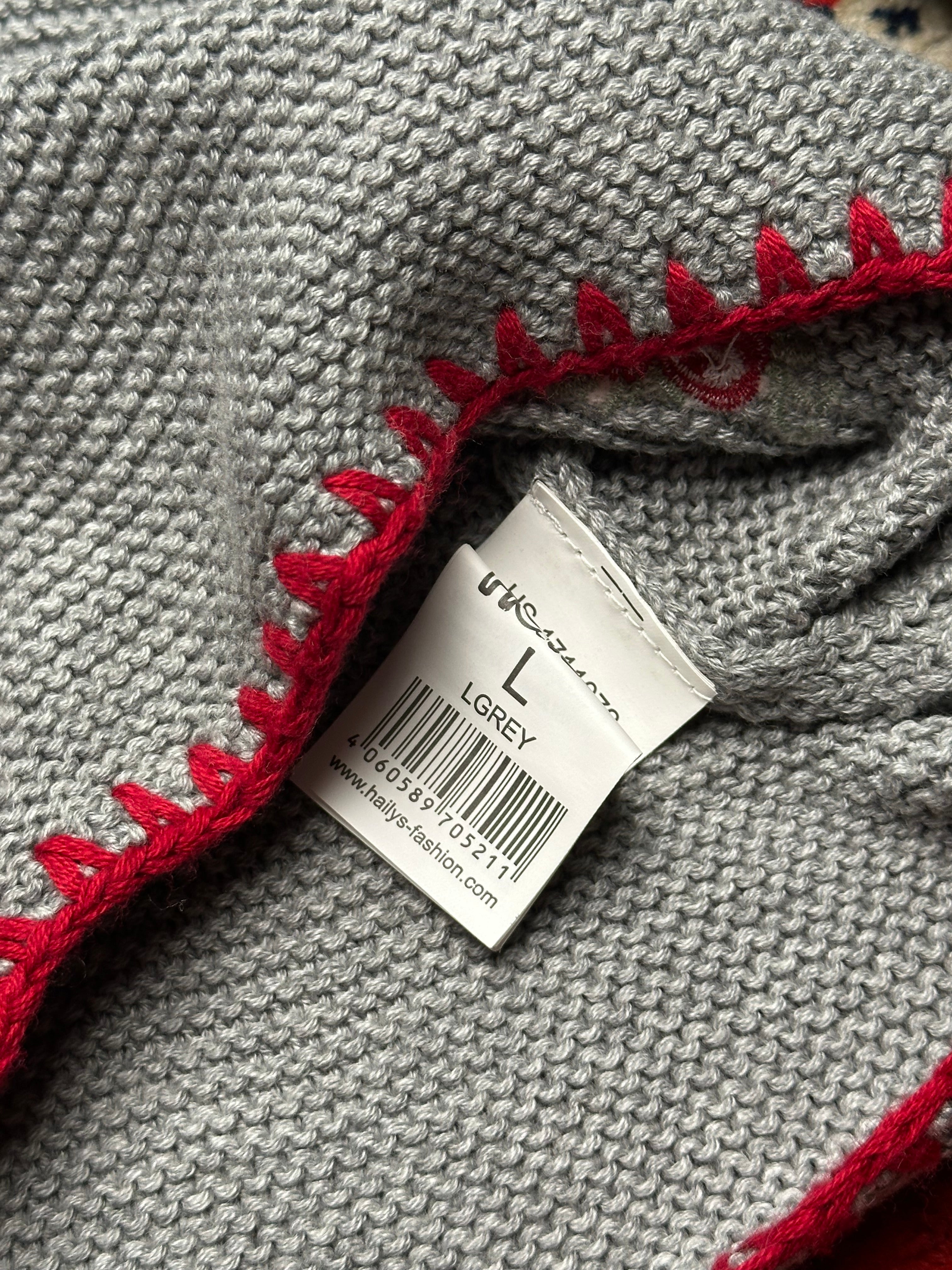 HAILY’s MEDL WOOL EMBROIDERED CARDIGAN