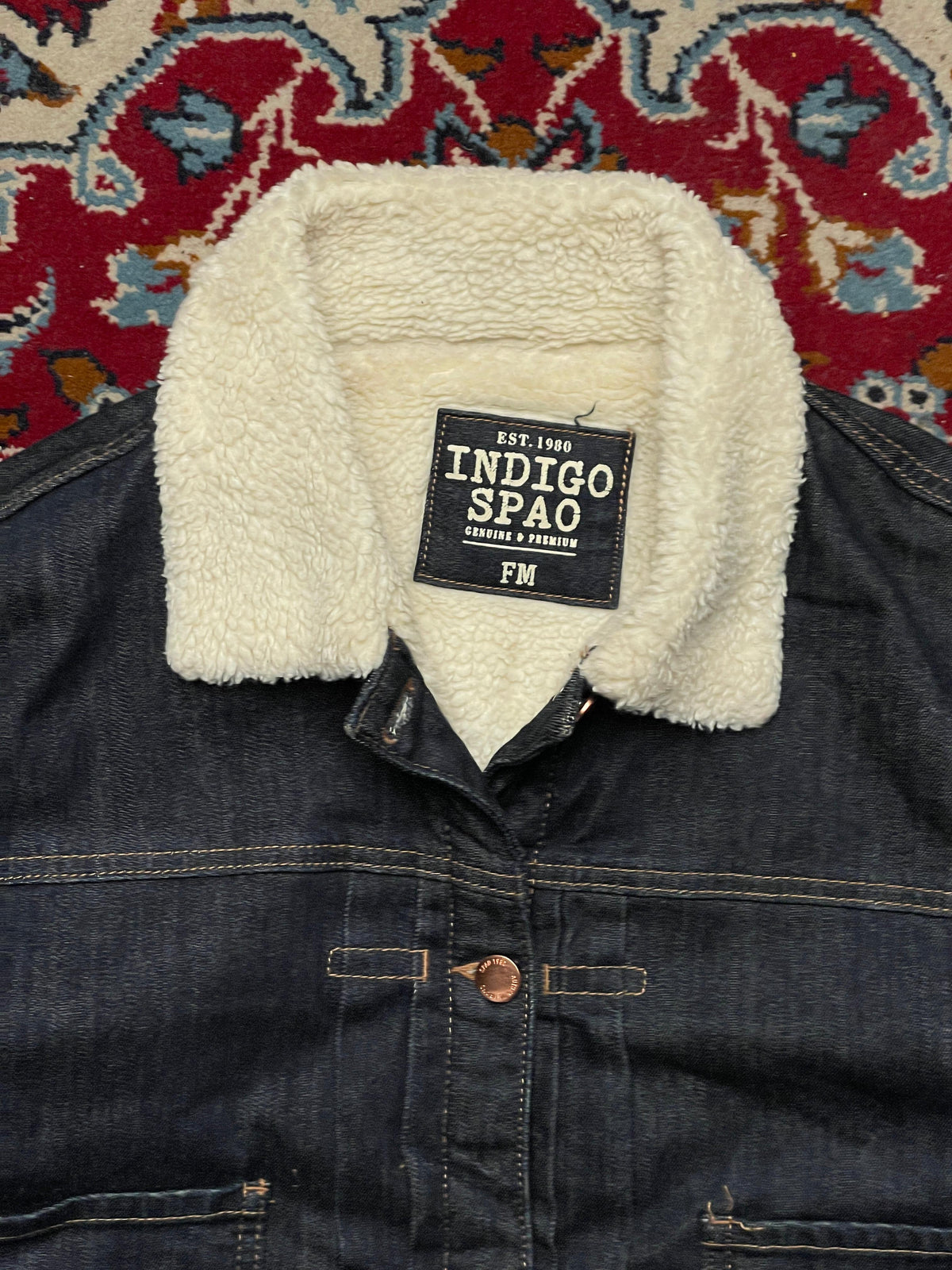 Vintage Indigo Spao Denim Jacket