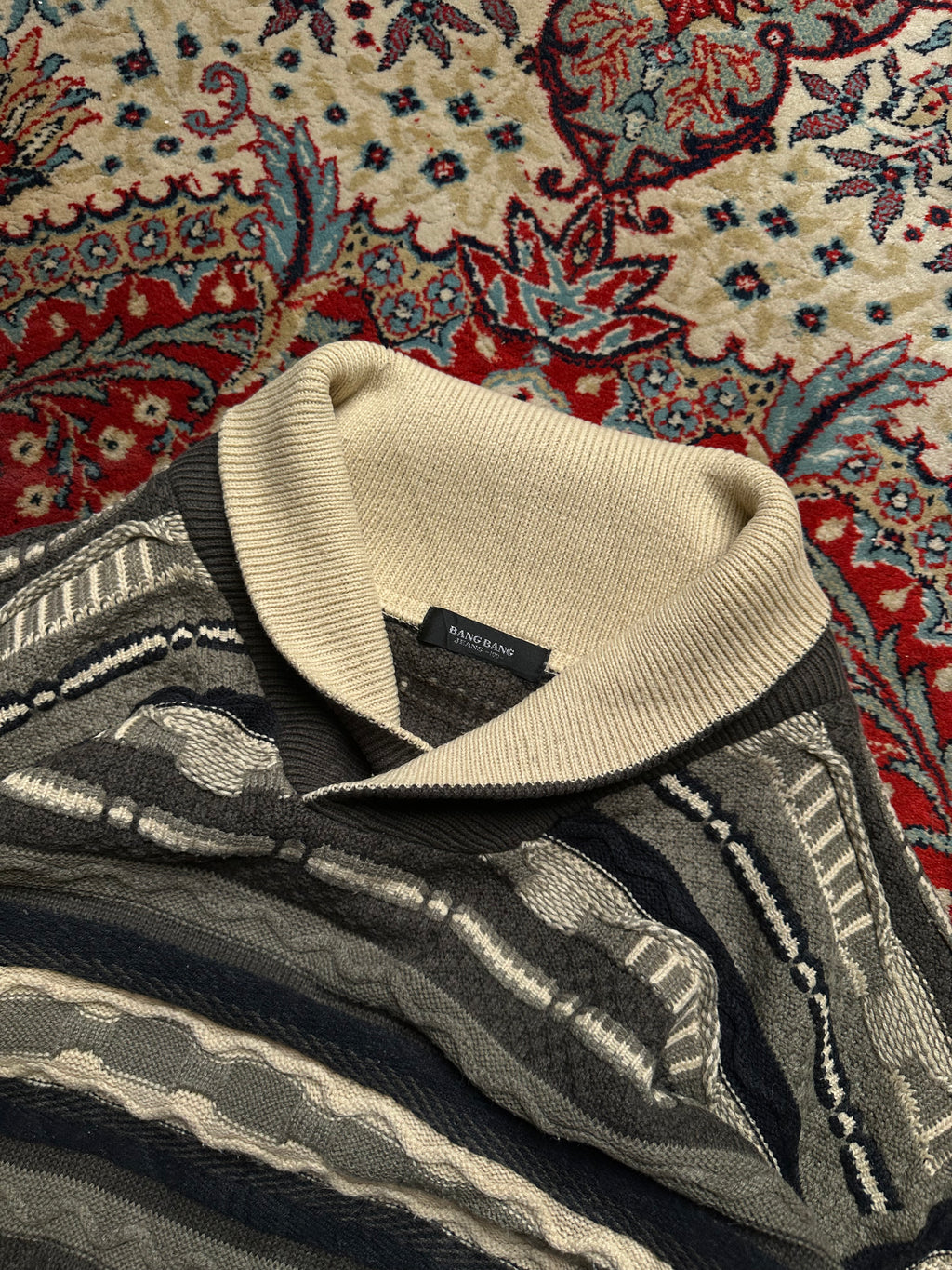 BANG BANG VINTAGE RELAXED FIT WOOL SWEATER
