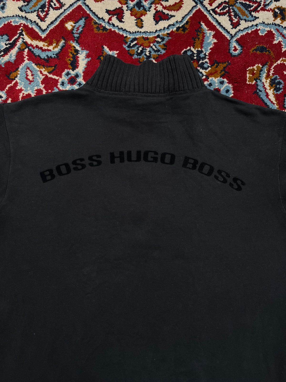 Hugo Boss Black Label Quarter-Zip Fleece Sweatshirt - M