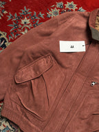 INTERMEZZO RELAXED SUEDE HARRINGTON JACKET - M