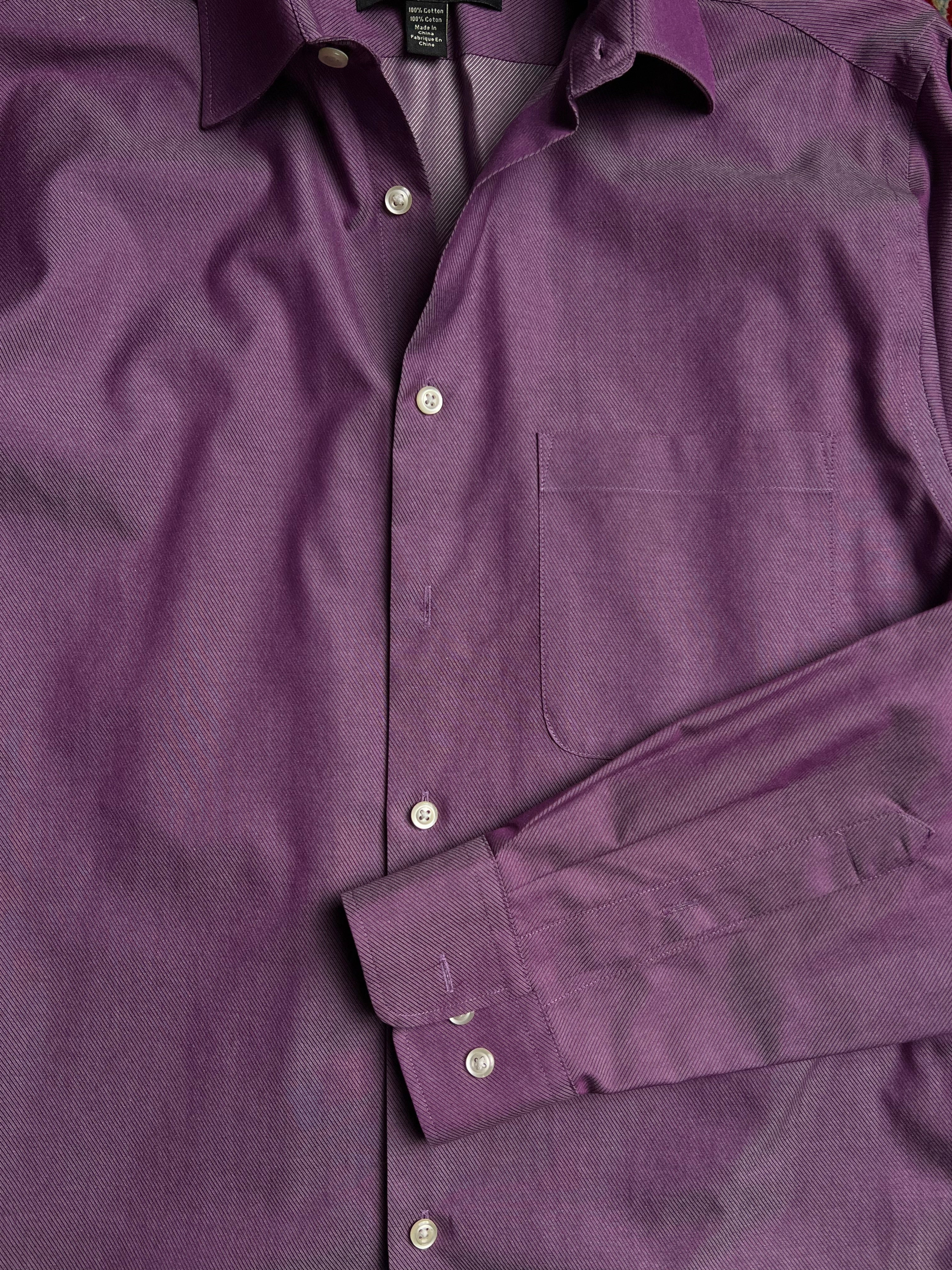 PRONTO UOMO TEXTURED BUTTON DOWN FORMAL SHIRT