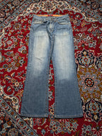 Vintage Springfield Distressed Flap Pocket Bootcut Jeans – 32