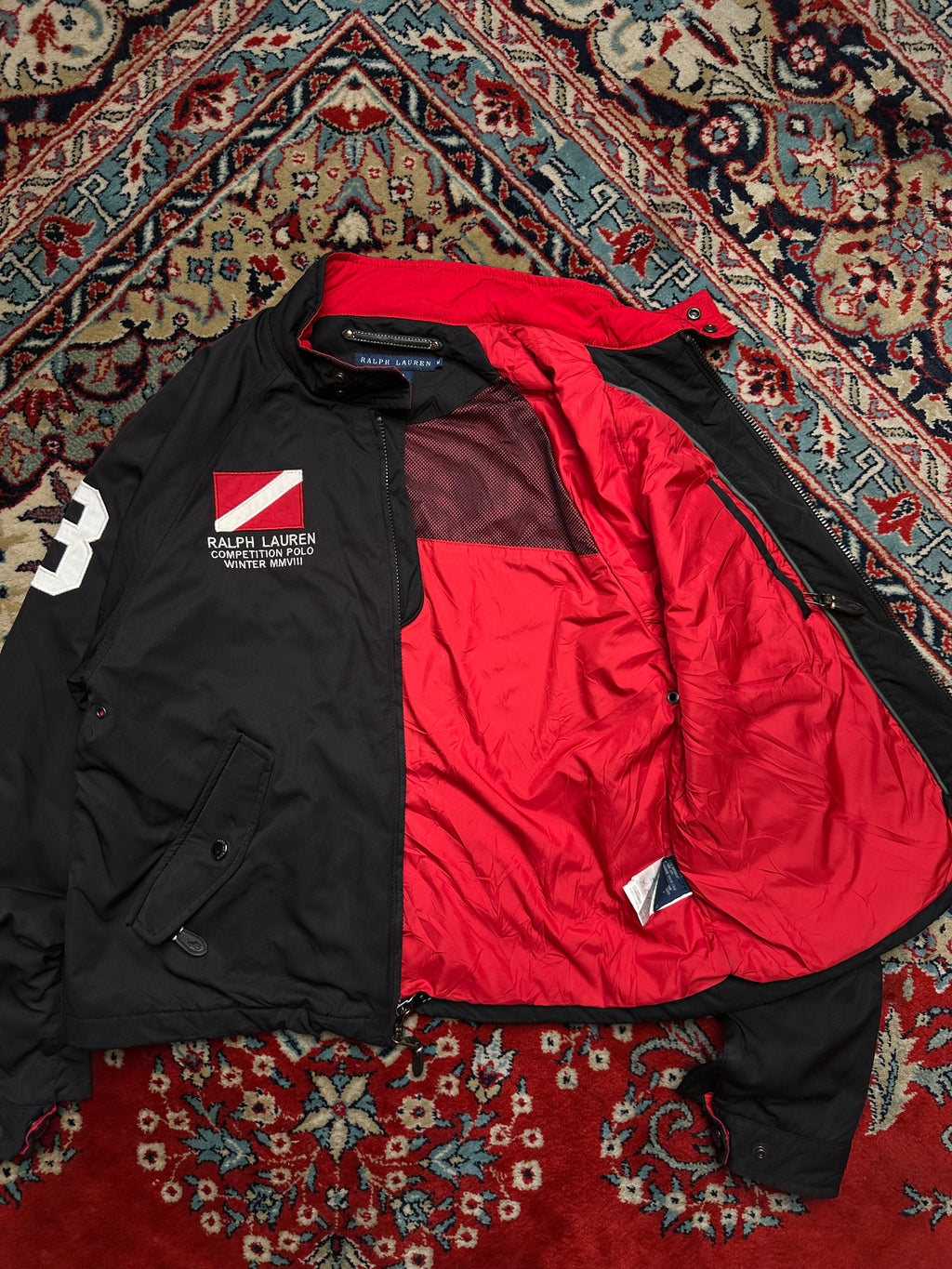 POLO RALPH LAUREN VINTAGE COMPETITION CROPPED FIT JACKET