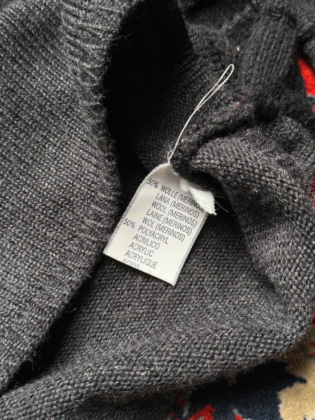 VINTAGE RELAXED FIT TEXTURED SWEATER