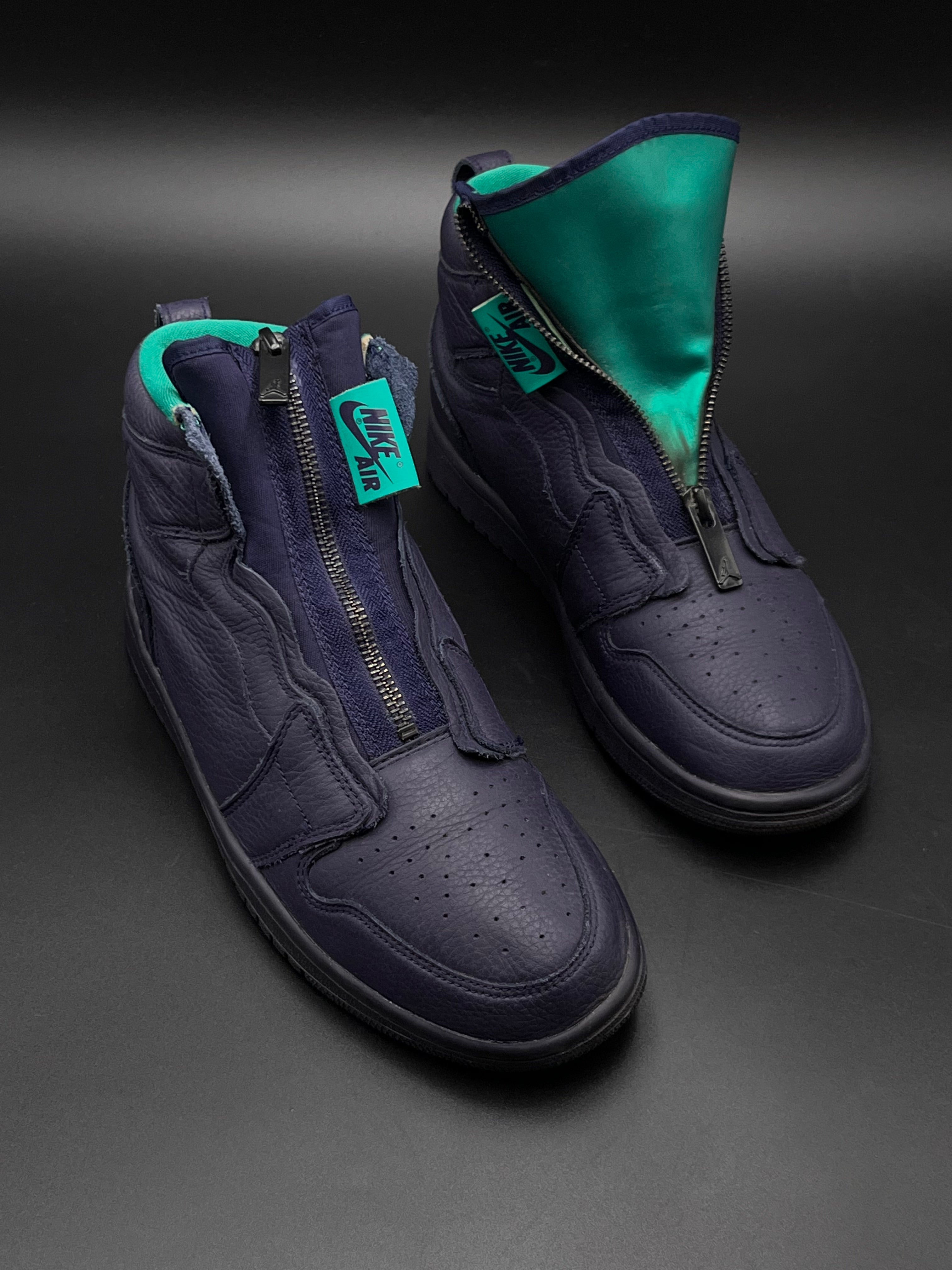 AIR JORDAN 1 RETRO HIGH ZIP BLACKENED BLUE